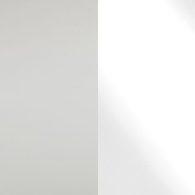 Champagne Carcase and Front with White Glass Top Drawer with Champagne Handles Ledges and Trims 339