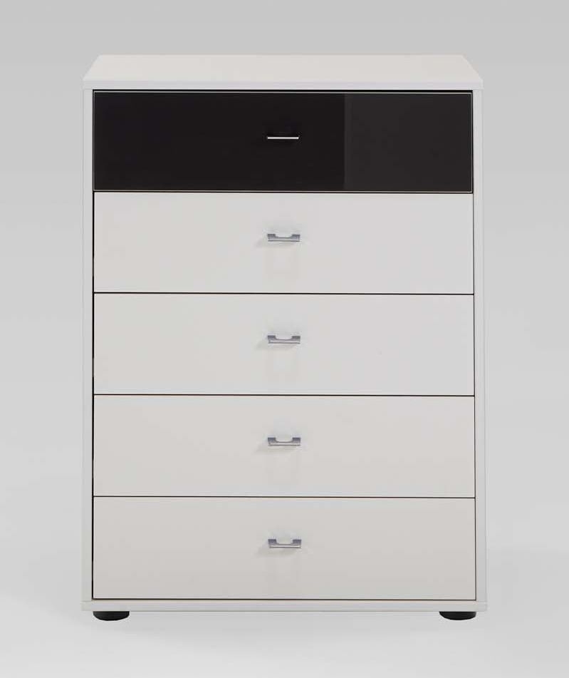 Tokio Chest - 5 Drawer - Glass - Variation Available