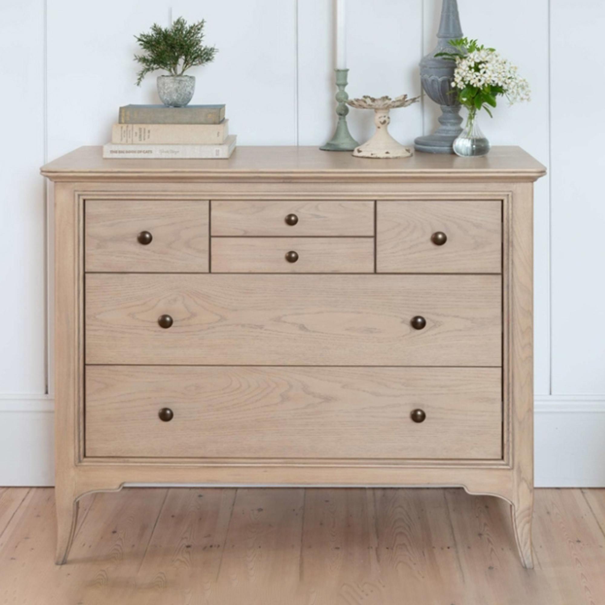 Toulon Chest - 6 Drawer - Oak
