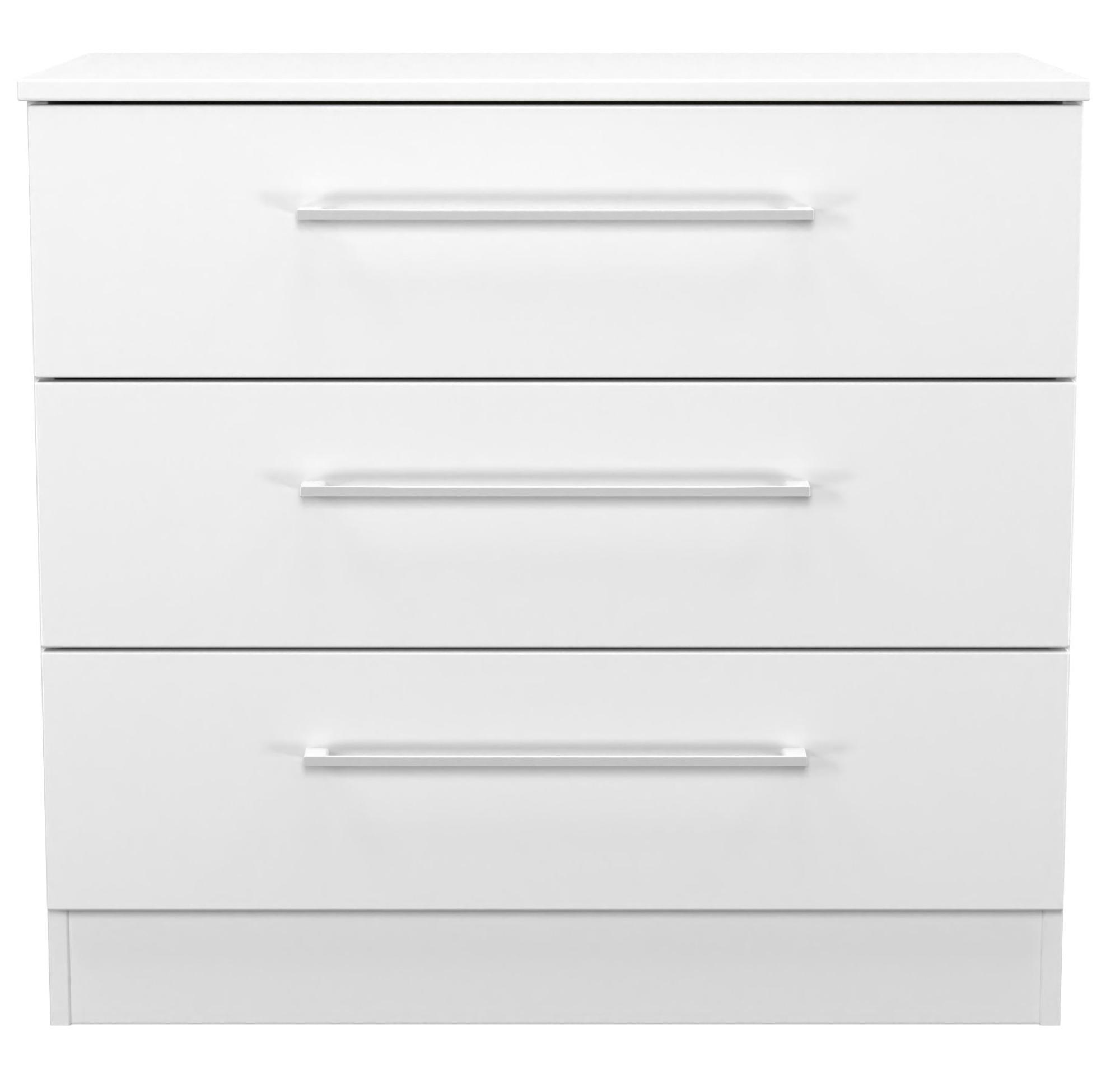 Worcester Chest - 3 Drawer - Small - White