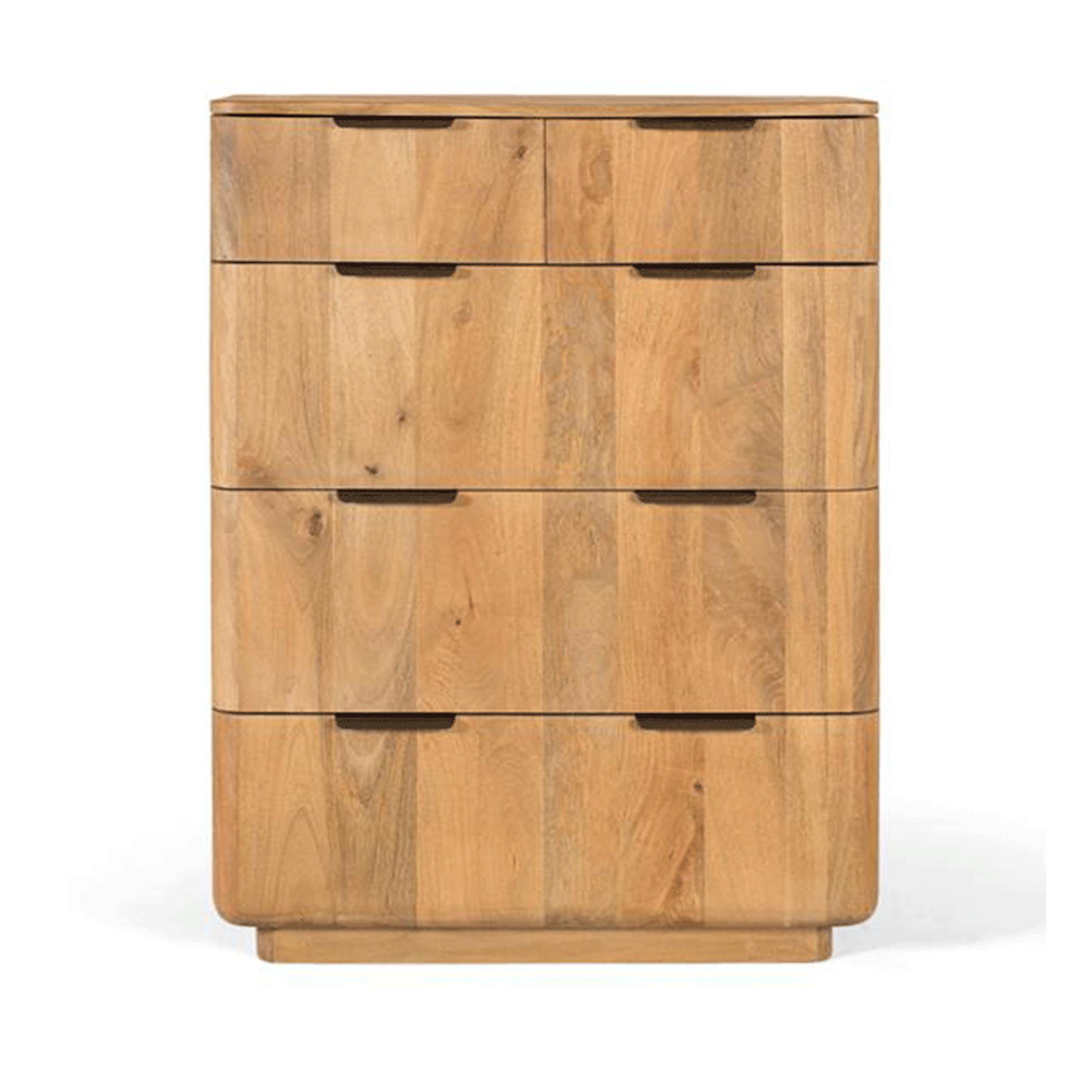 Wrenley Chest - 2+3 Drawer - Natural - Mango Wood
