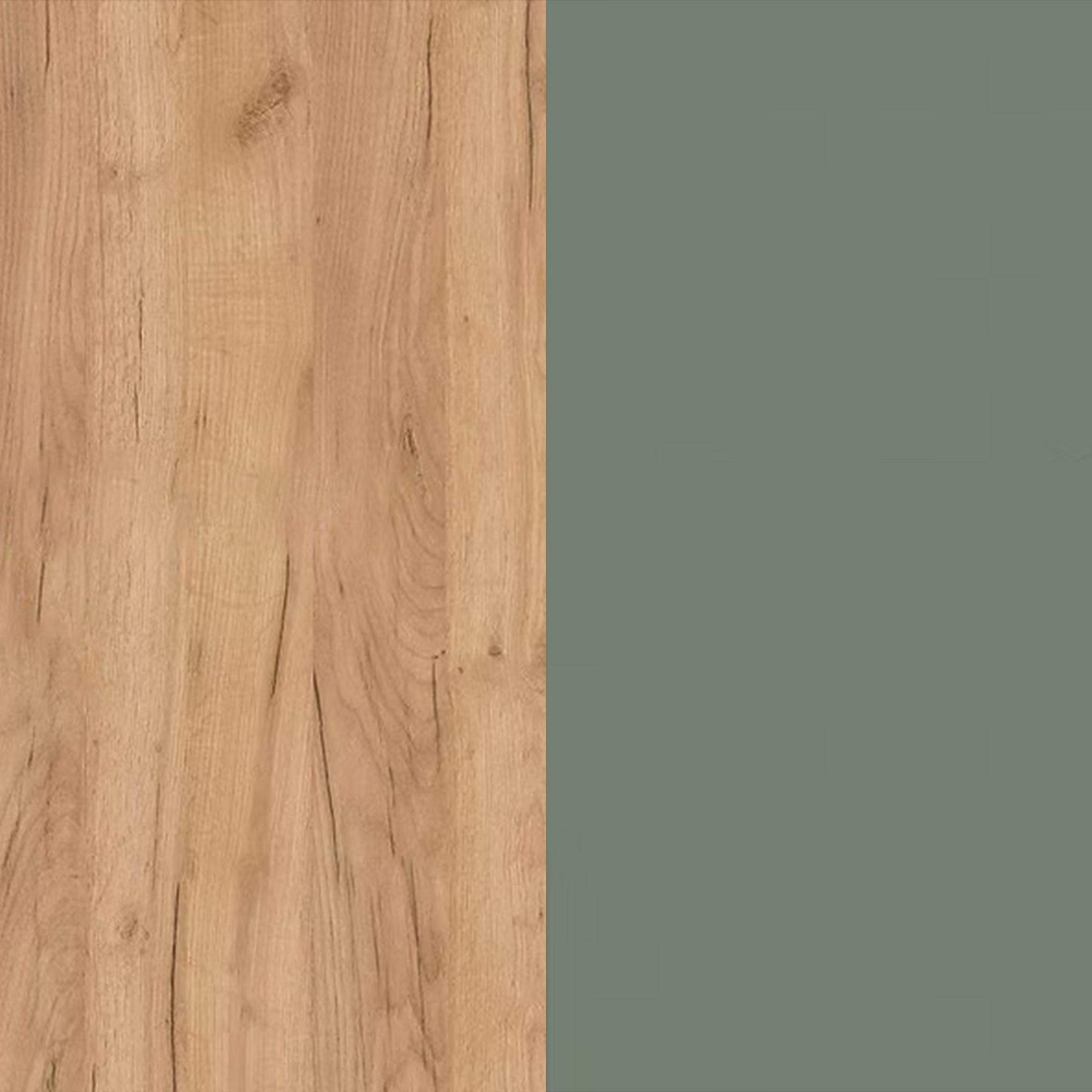 Gold Craft Oak Front and Reed Green Base