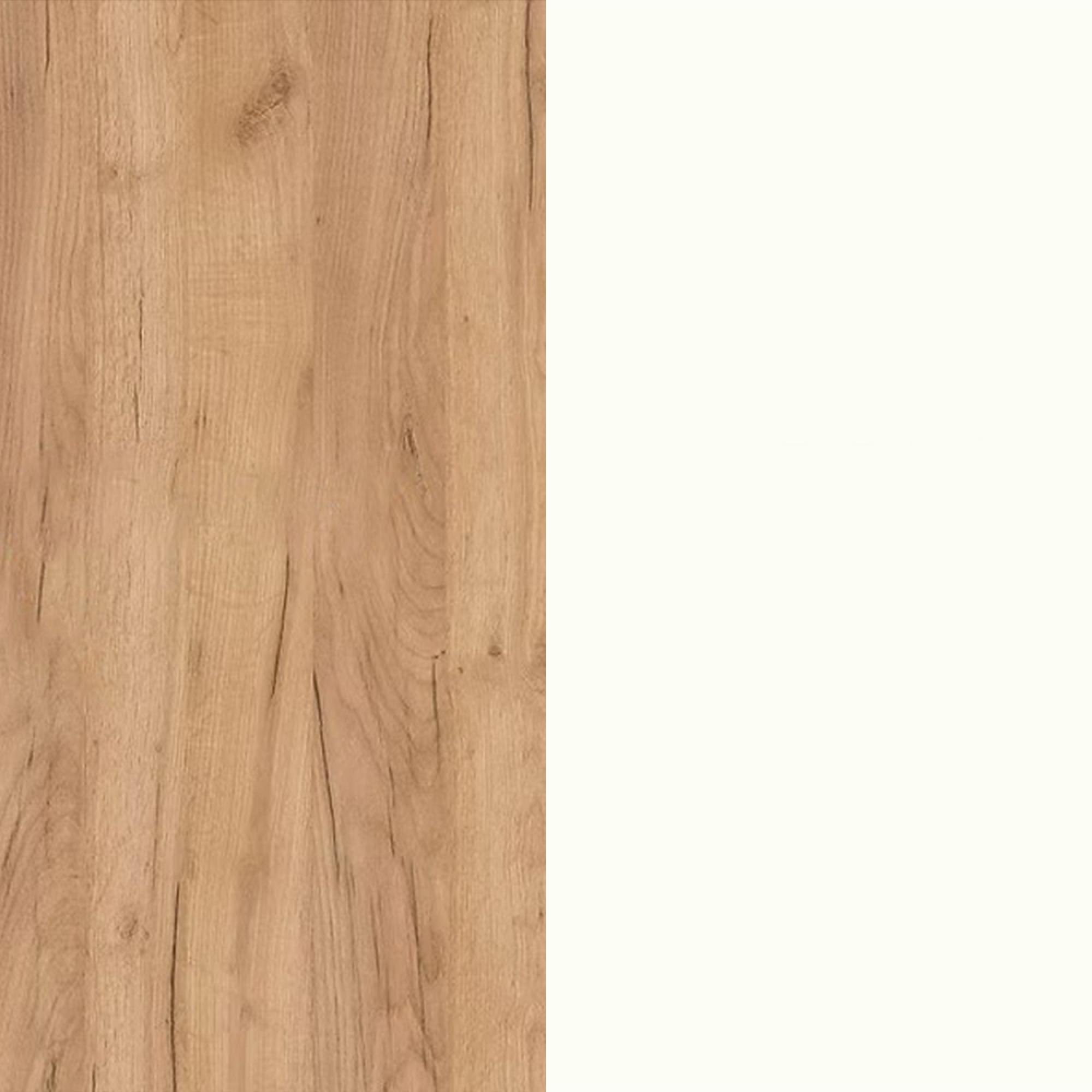 Gold Craft Oak Front and White Matt Base