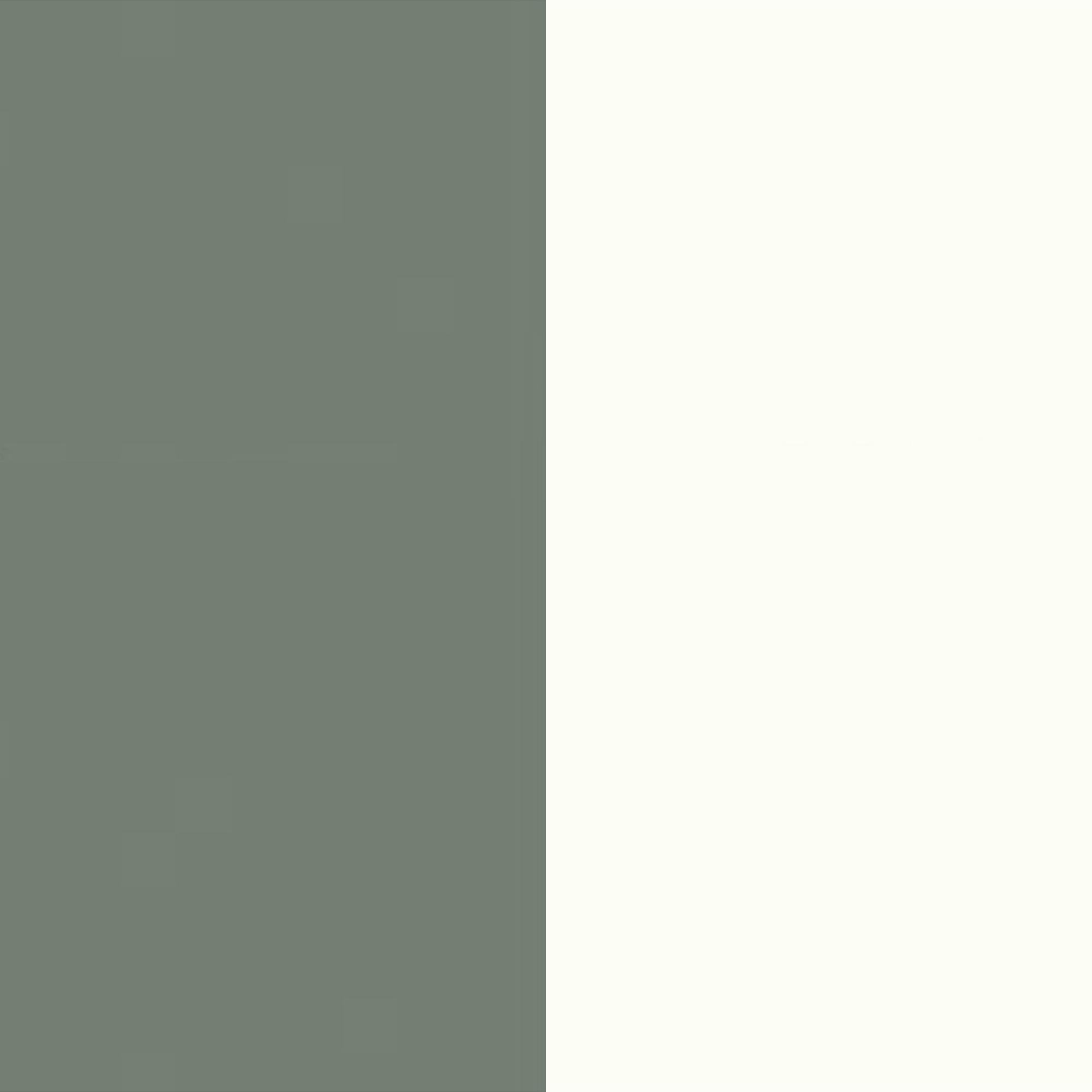 Reed Green Front and White Matt Base