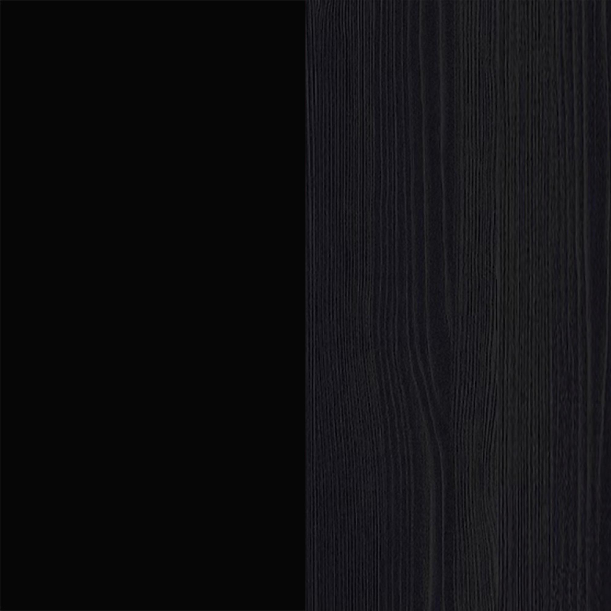 Black Gloss Front and Black Base