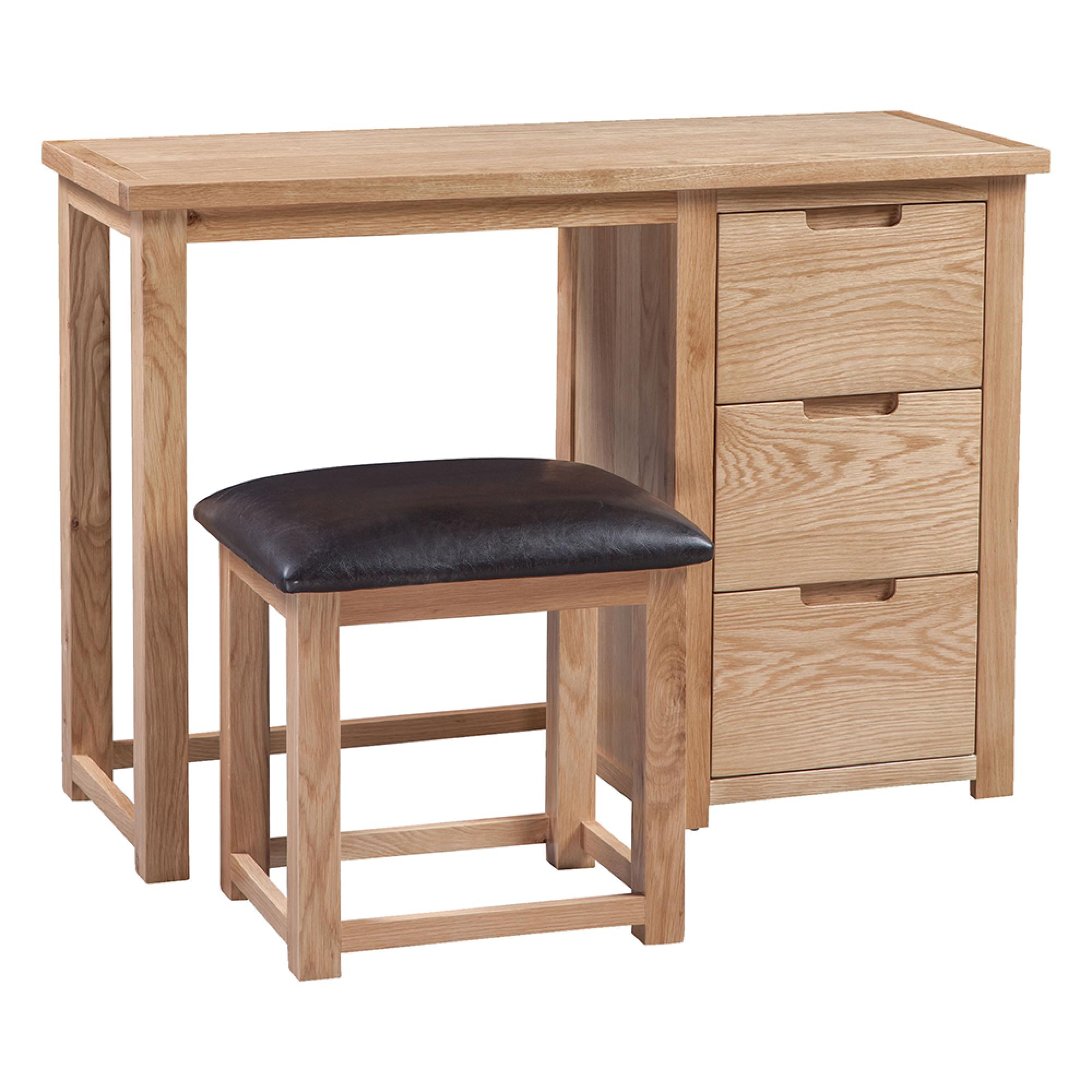 Moderna Dressing Set - 3 Drawer - Oak