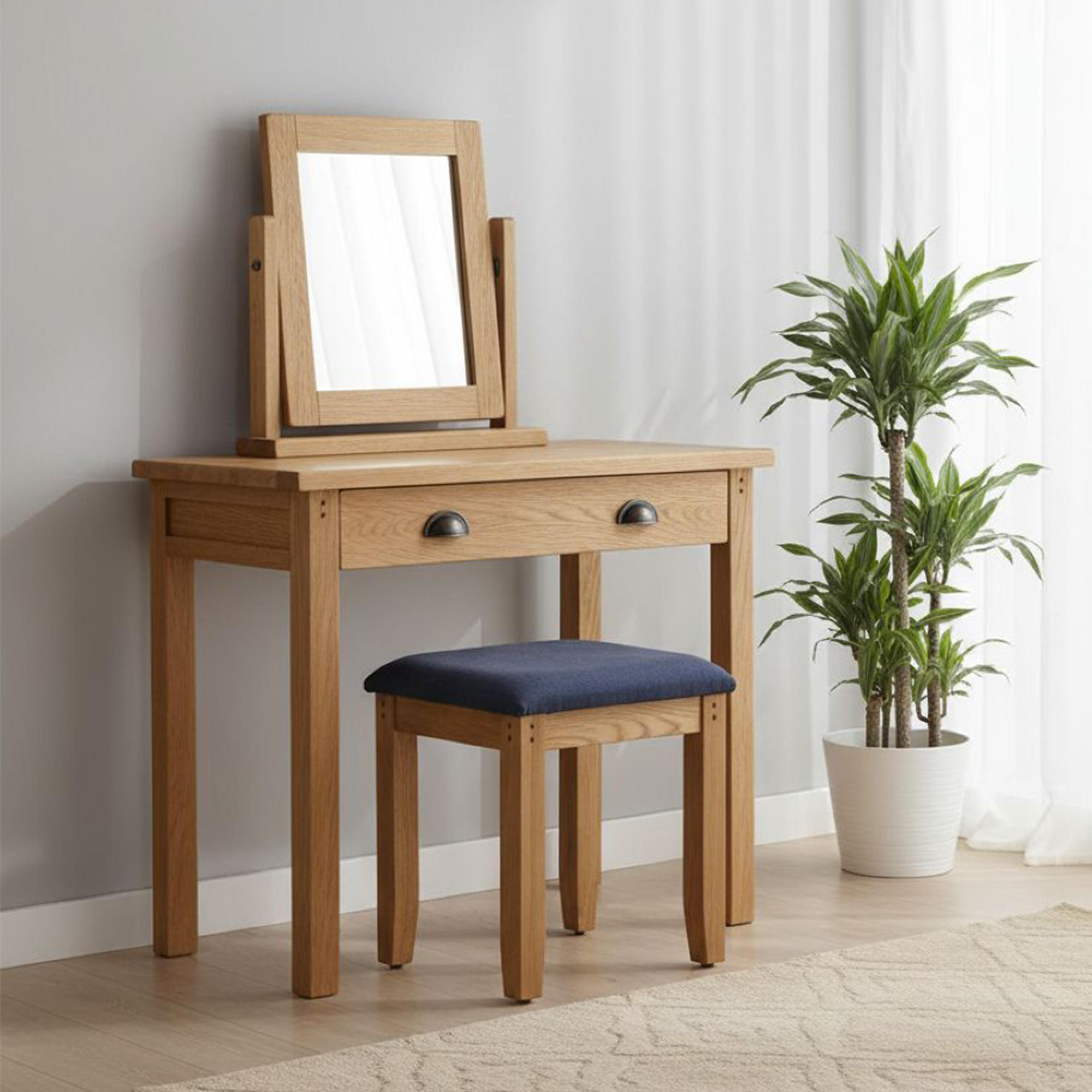 Burford Dressing Table Set - Oak