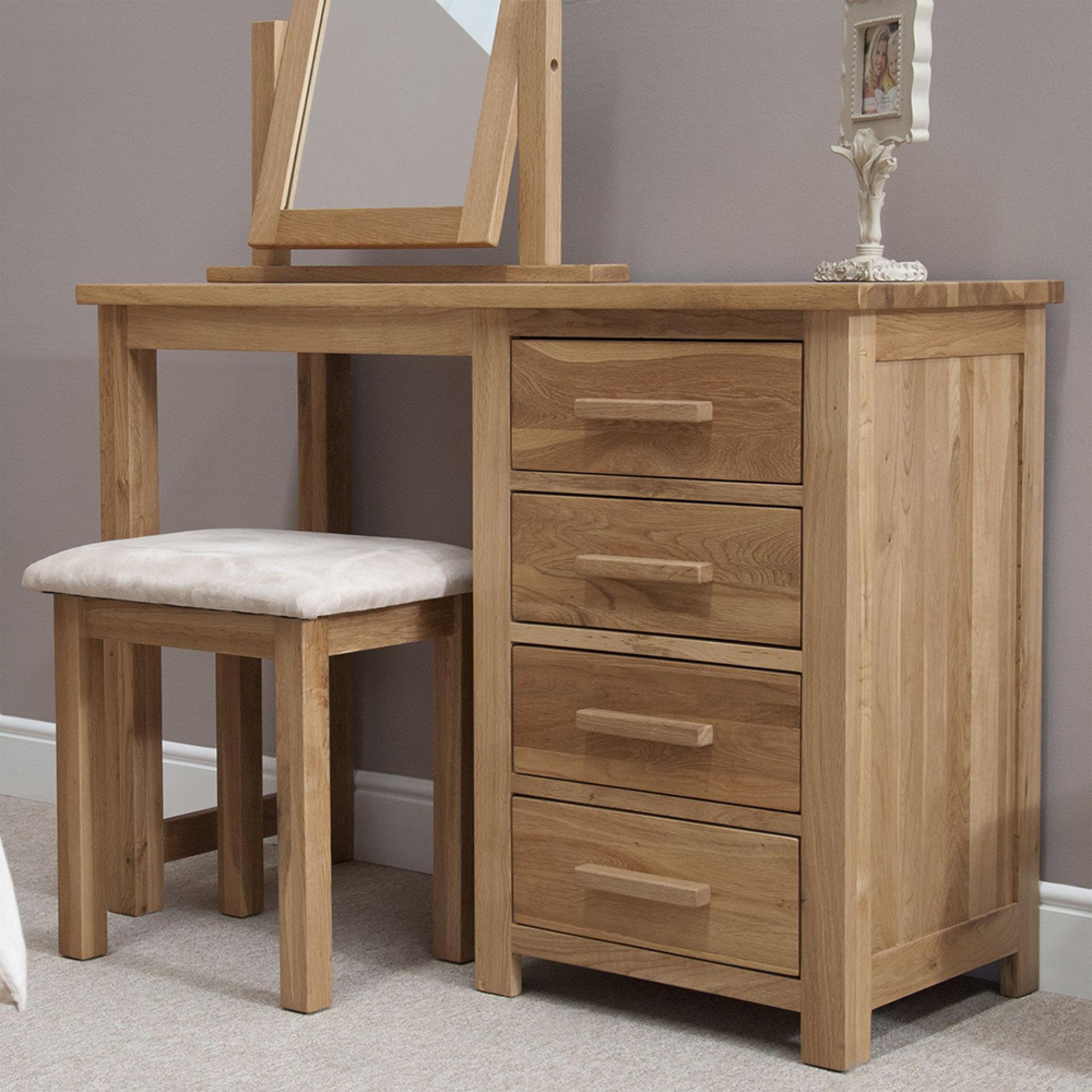 Opus Dressing Set - 4 Drawer - Oak