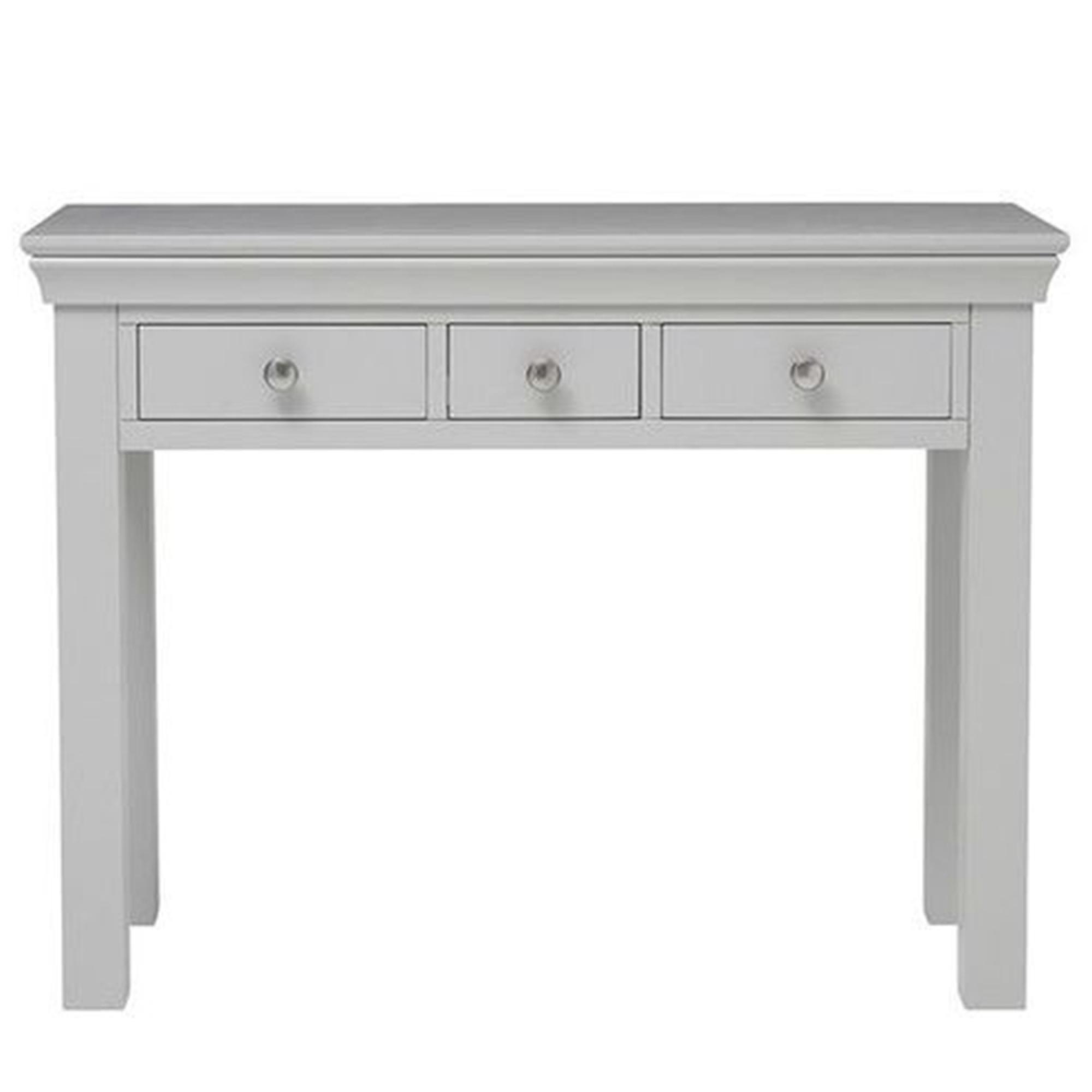 Paisley Grey Painted 3 Drawer Dressing Table