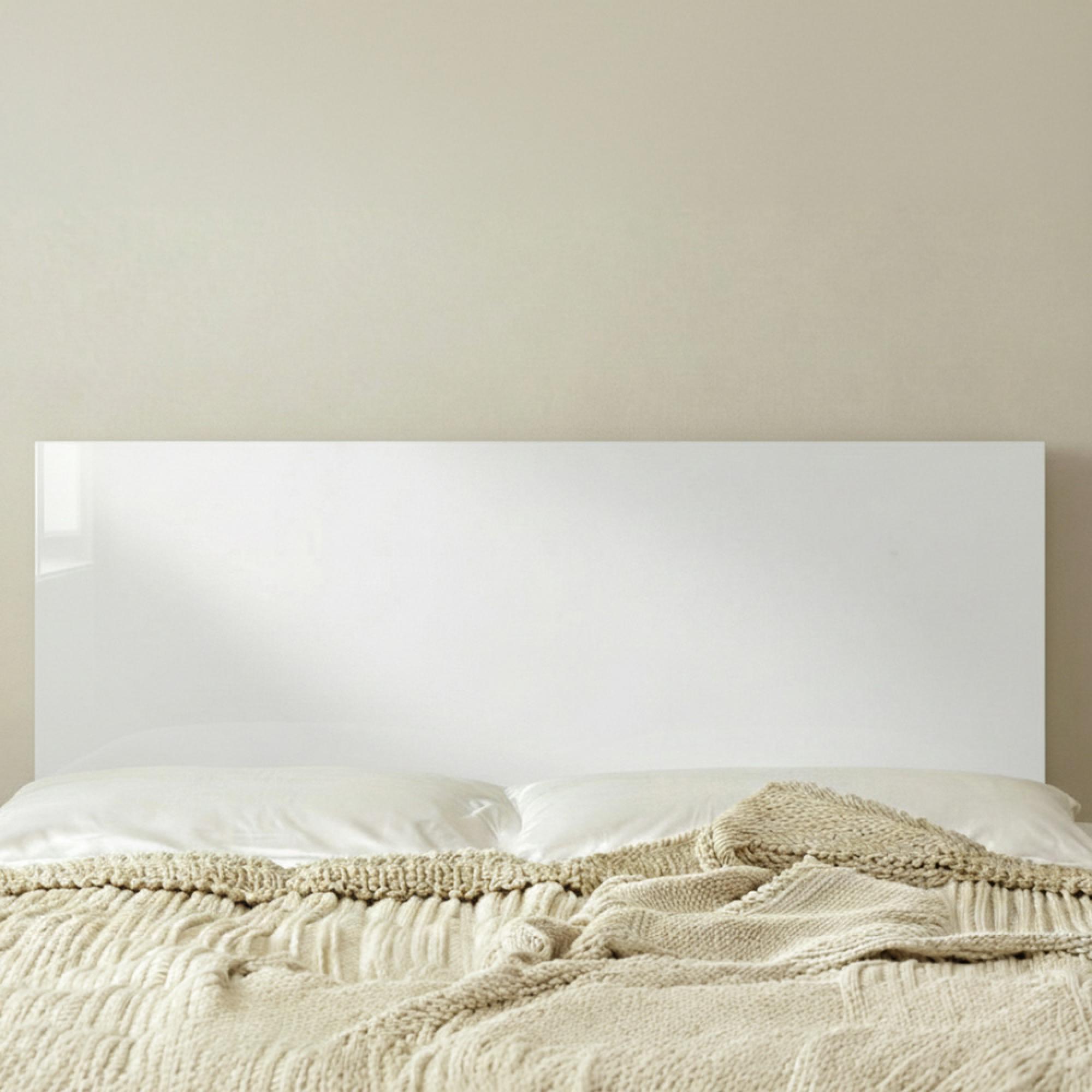 Knightsbridge Headboard - White Gloss - Sizes Available