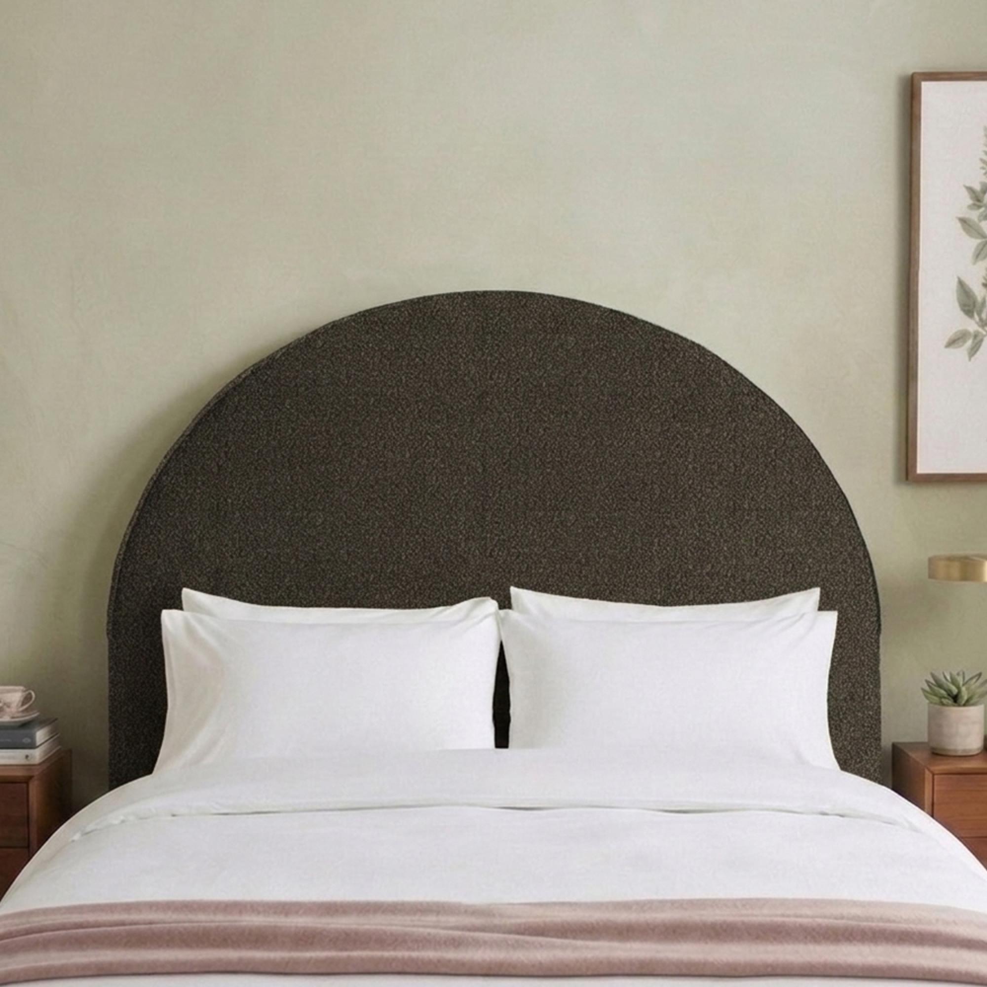 Hibiscus Headboard - Nutmeg - Fabric - Sizes Available