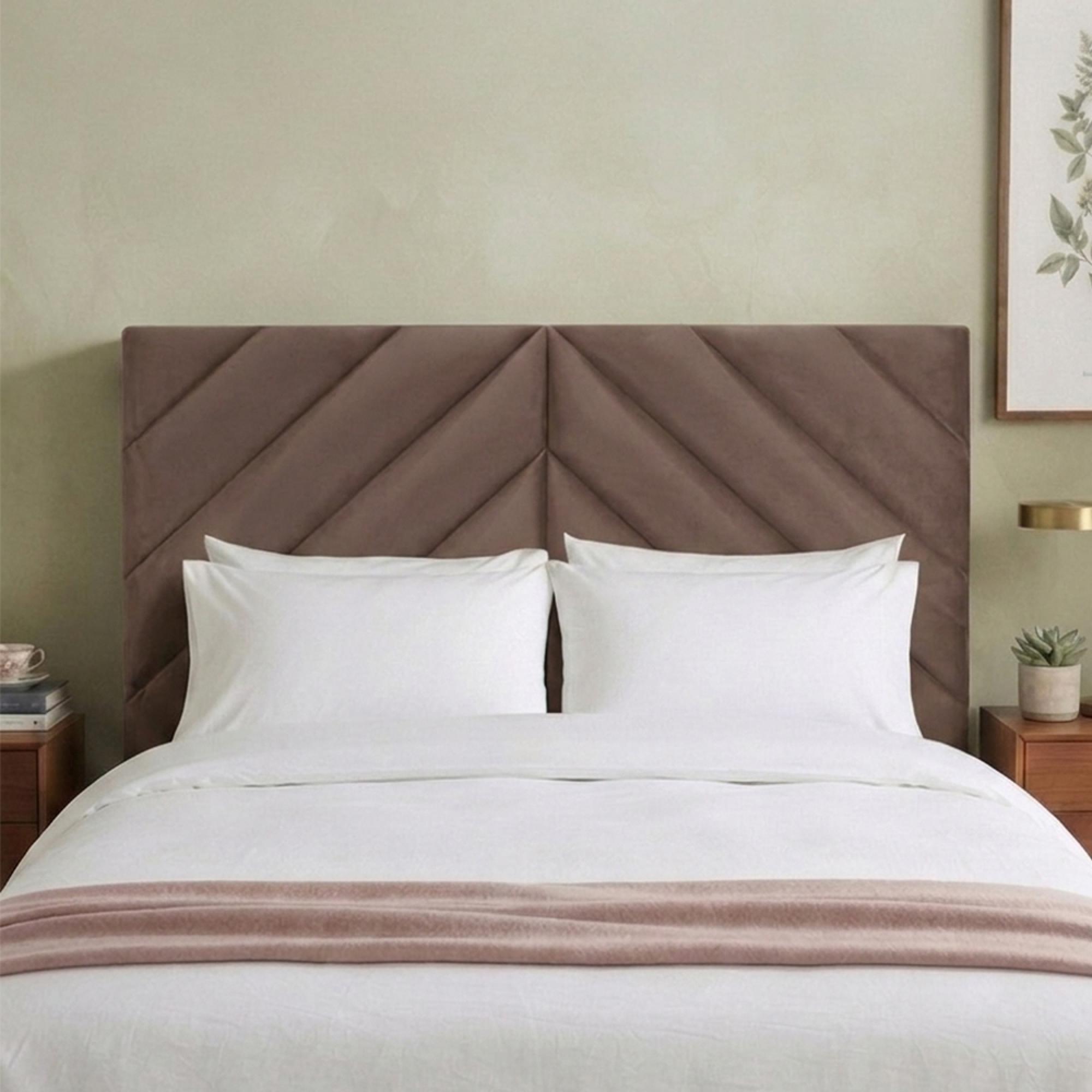 Rose Headboard - Heather - Fabric - Sizes Available