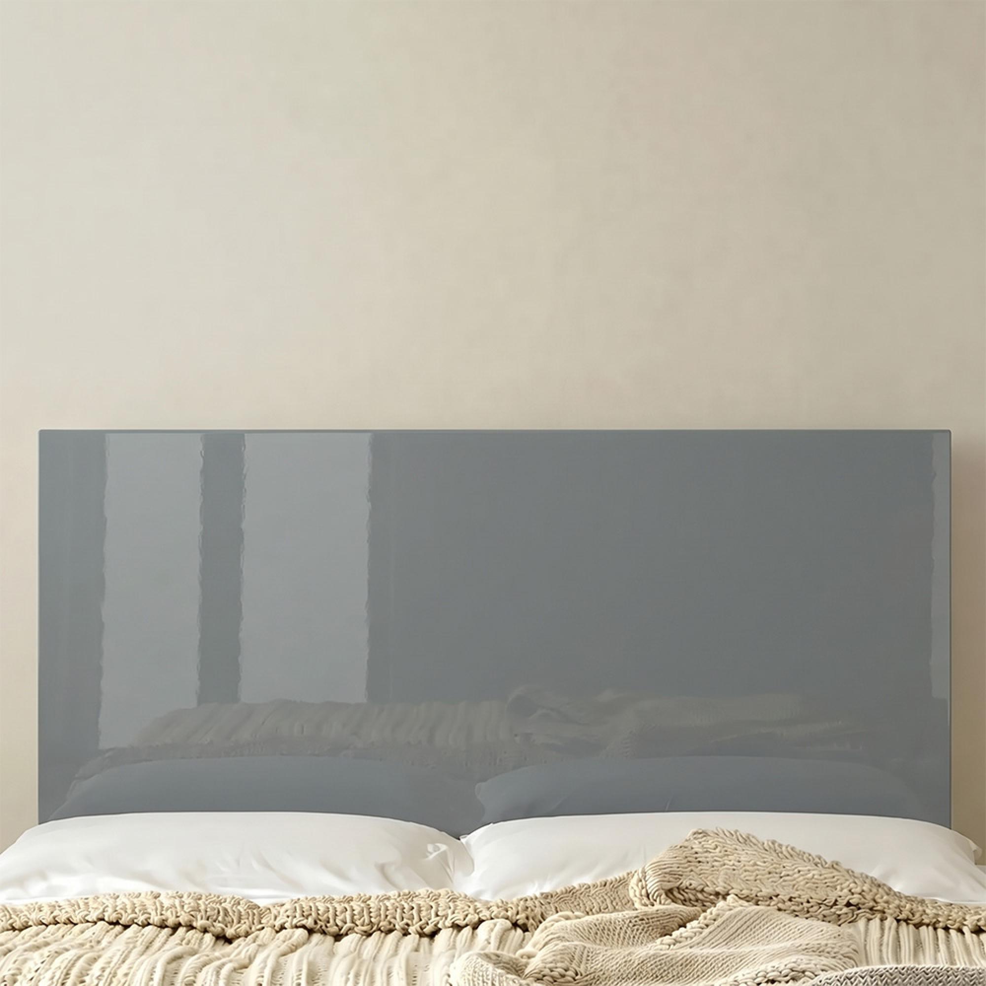 Knightsbridge Grey Gloss Headboard - Sizes Available