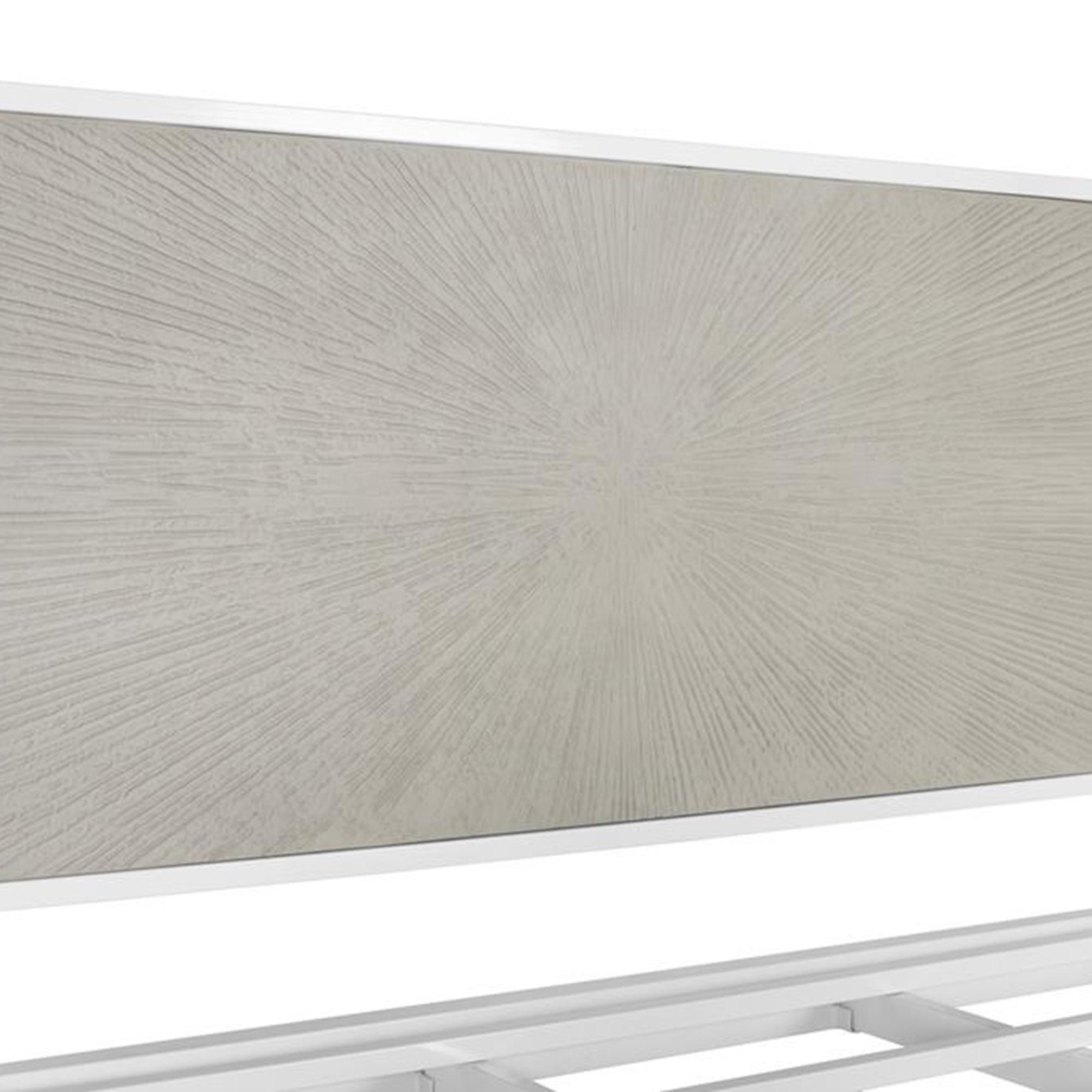 Avrameni Headboard - Beige and White Metal - 150cm