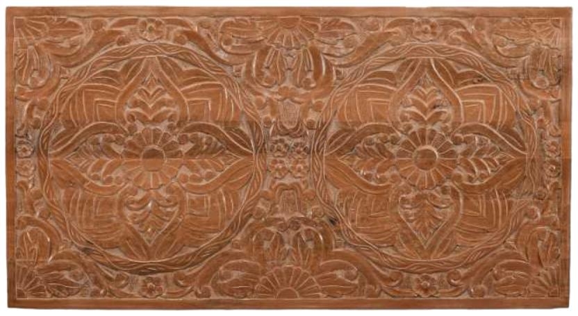 Carved Headboard - Mango Wood