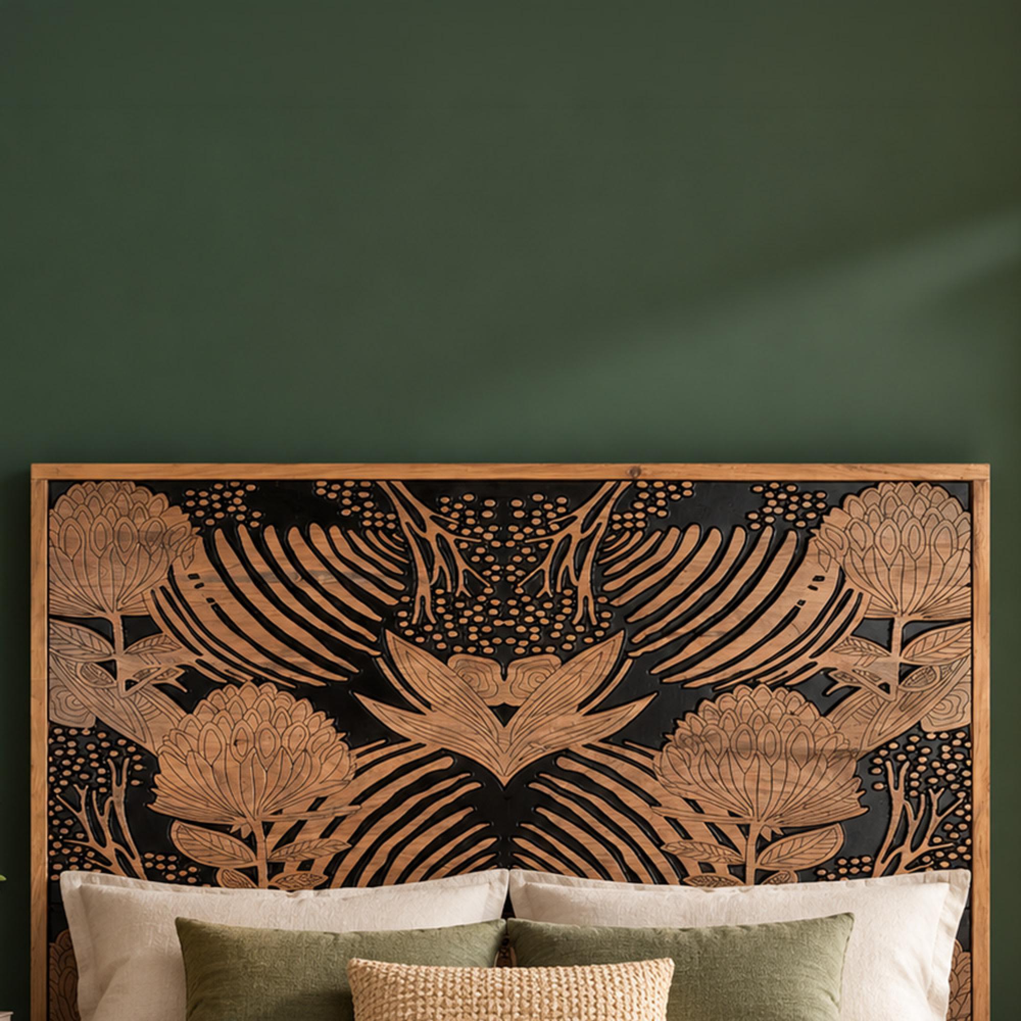 Valentia Artisan Acacia Wood 166cm Headboard