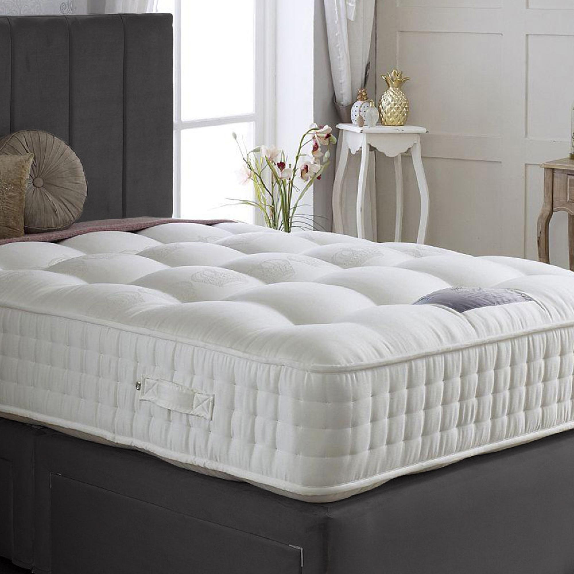 Natural Royal Crown Mattress - 2000 Pocket Spring - Sizes Available