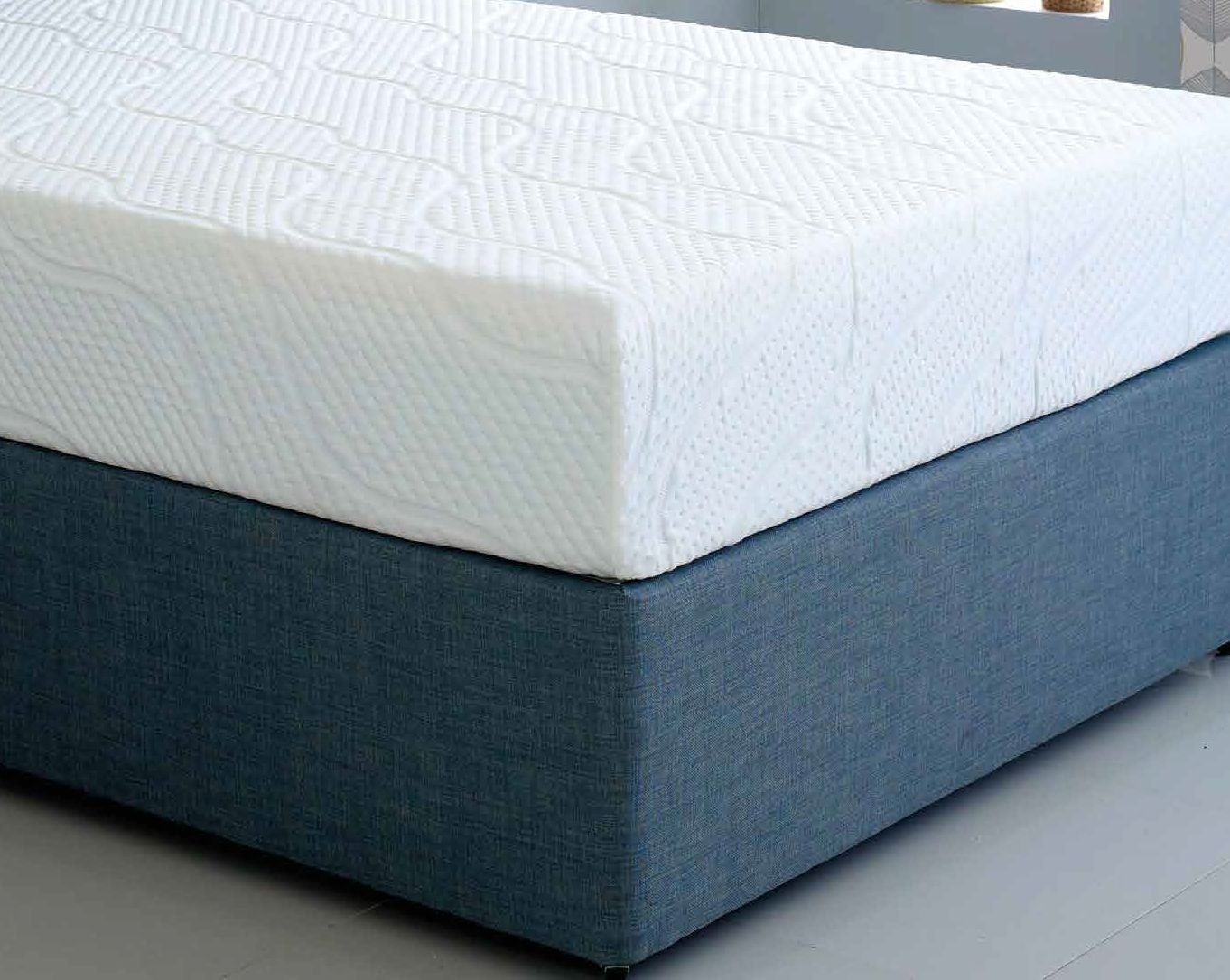 Hybrid Cool Blue Mattress - 17.5cm Reflex Memory Foam - Rolled Up - Sizes Available