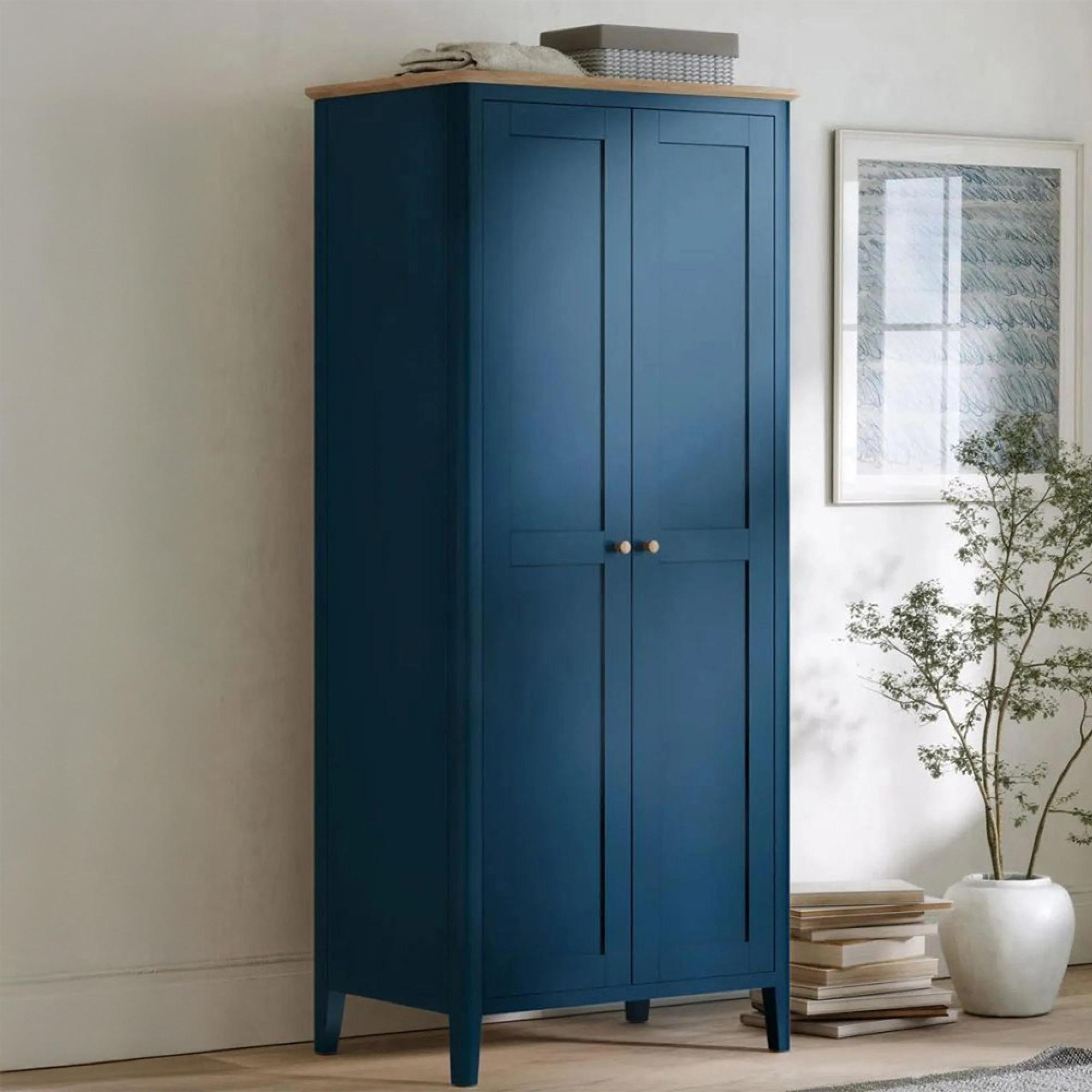 Marlow Wardrobe - 2 Door - Blue