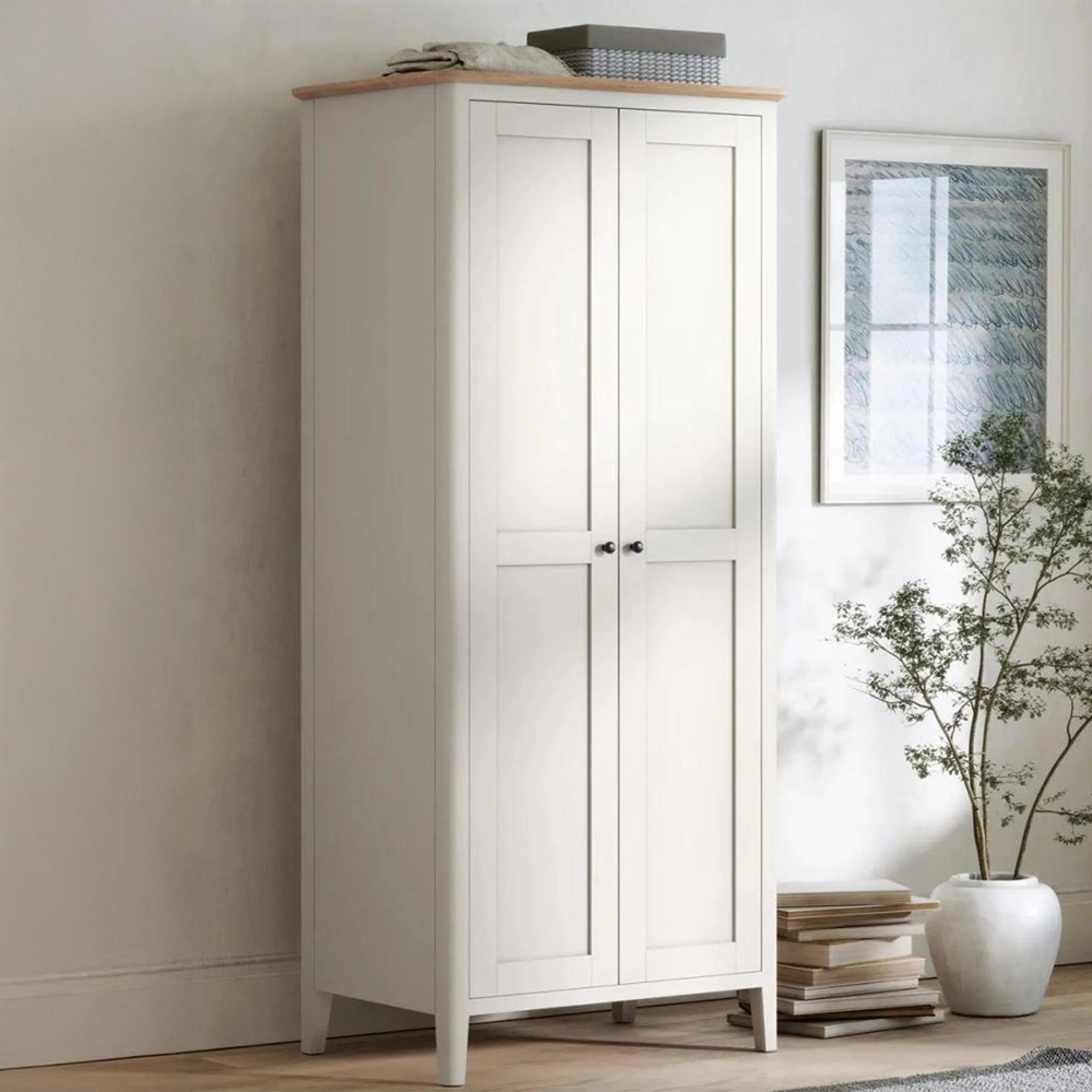 Marlow Wardrobe - 2 Door - White