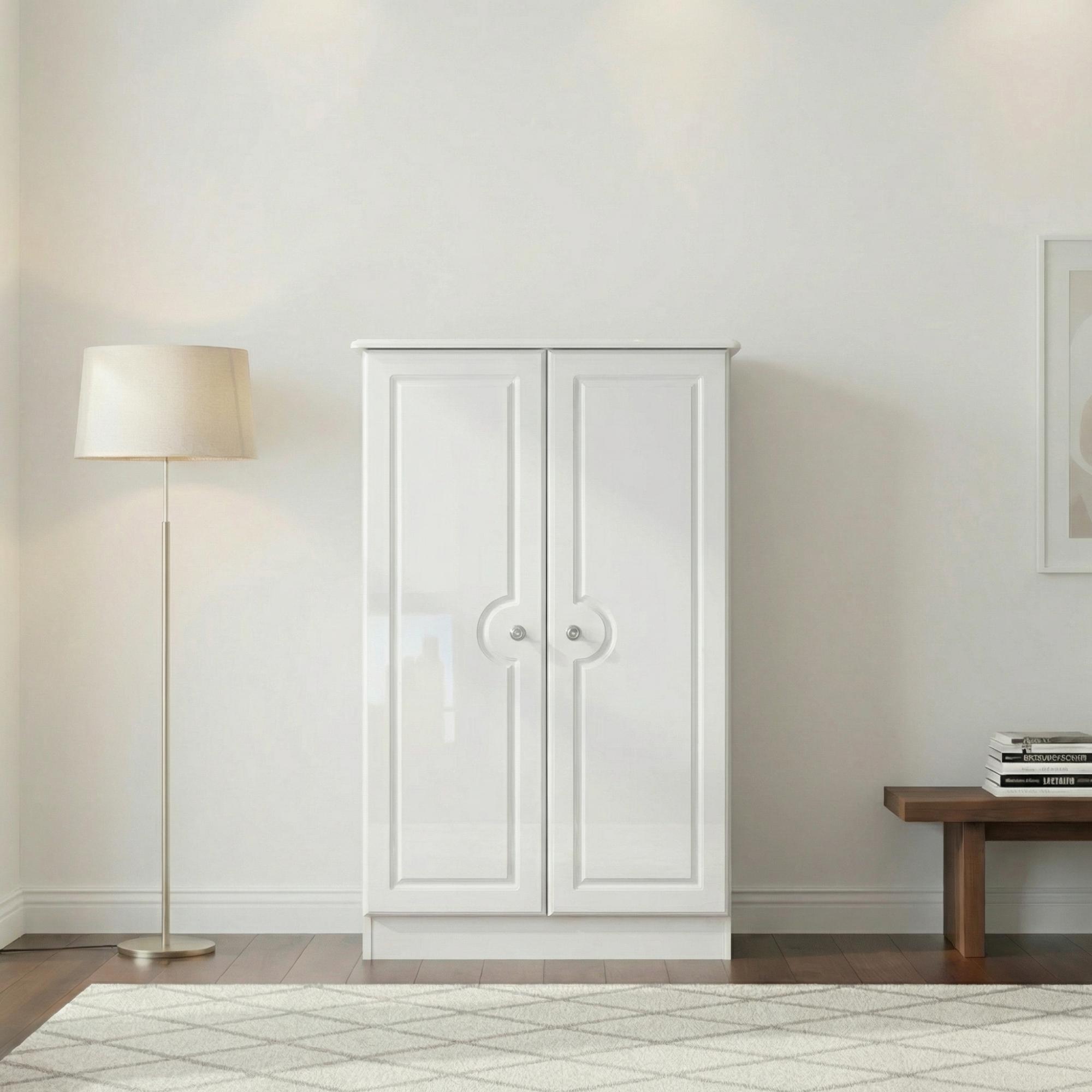 Pembroke Wardrobe - Midi - White Gloss