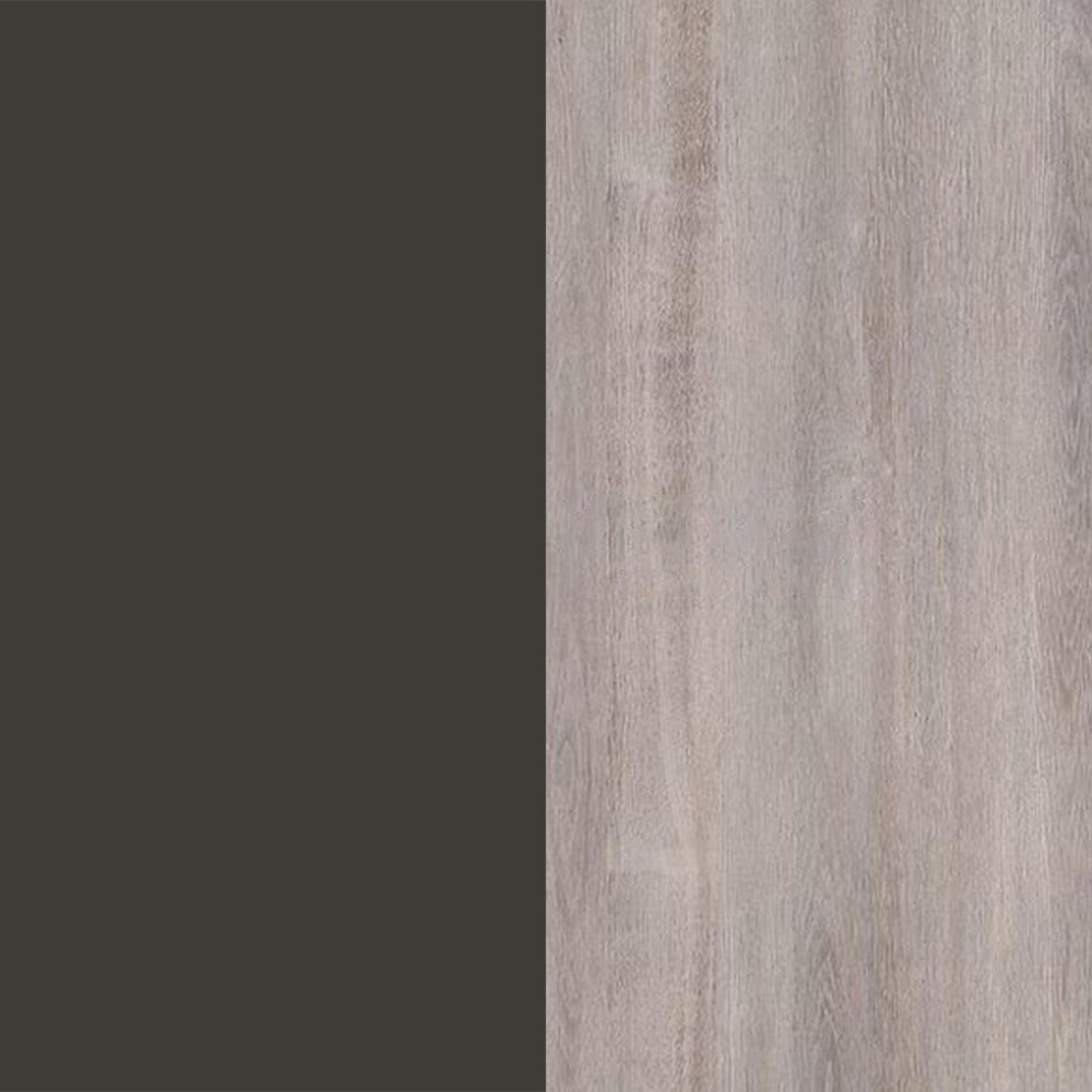 Graphite Front and Grey Oak Base