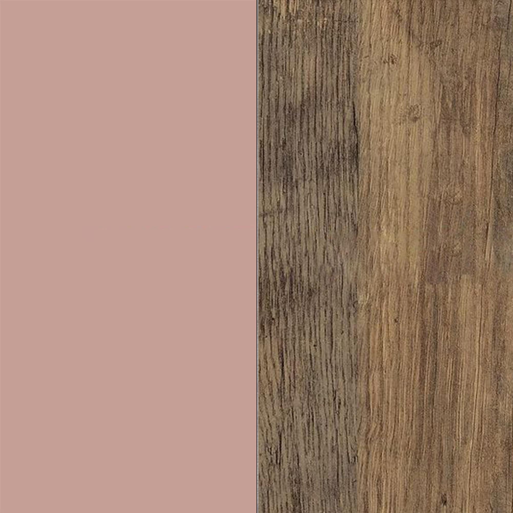 Kobe Pink Front and Vintage Oak Base