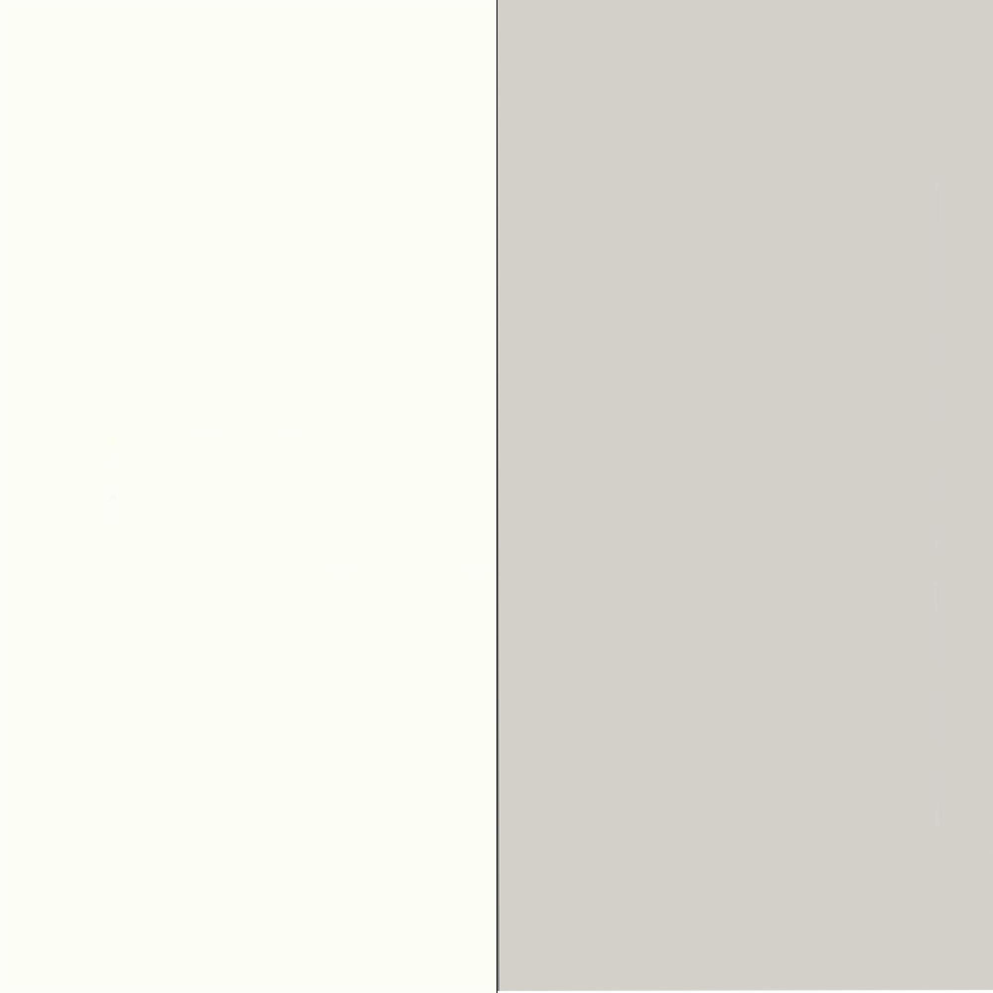 White Matt Front and Grey Matt Base