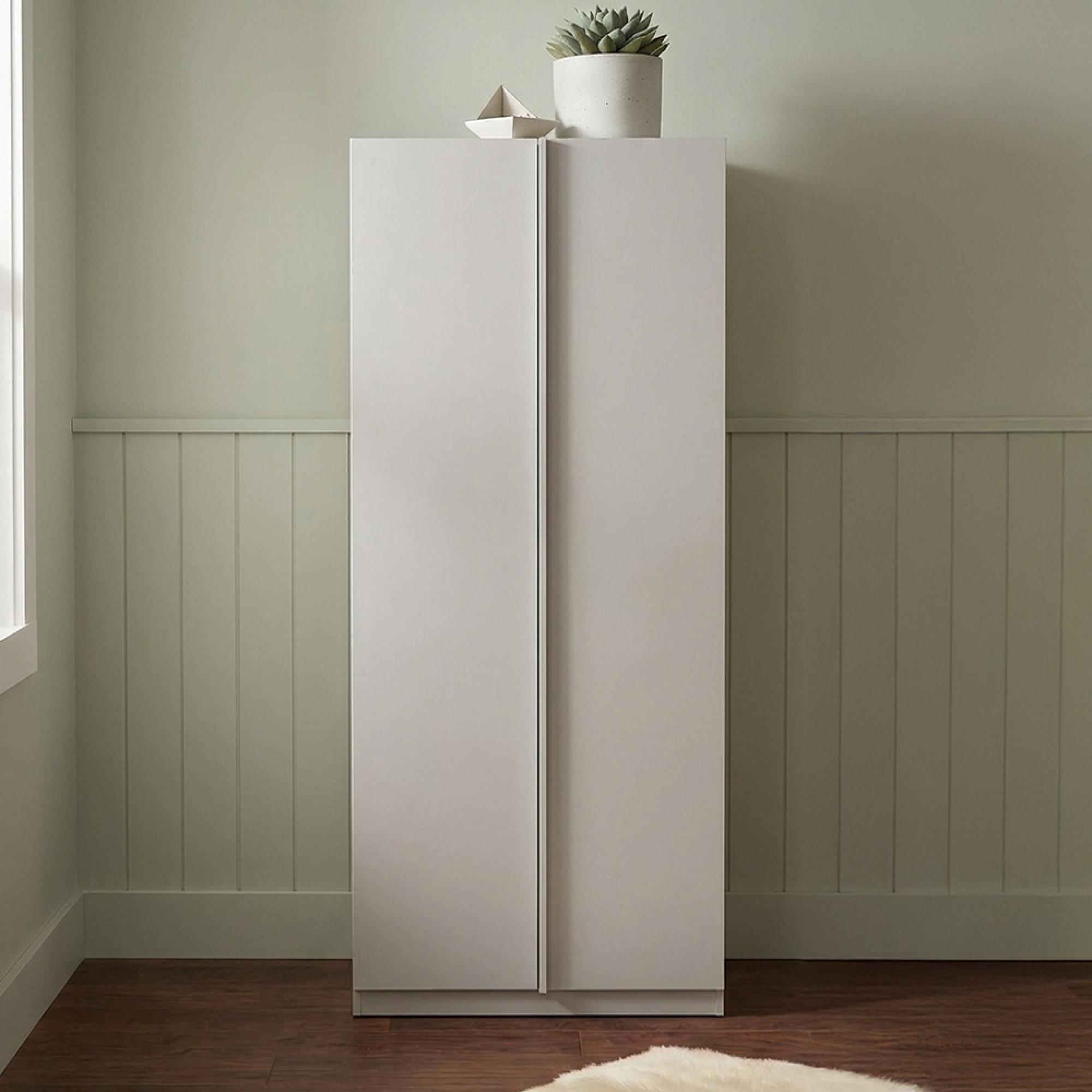 Albion Wardrobe - 2 Door - Stone Grey