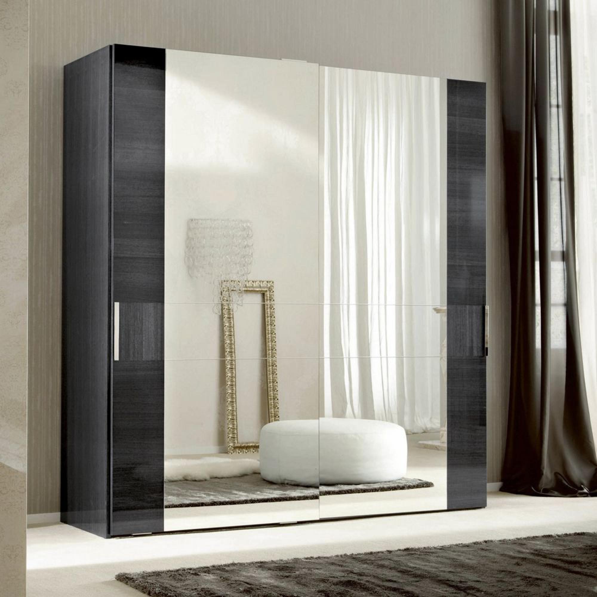 Montecarlo Sliding Wardrobe - 2 Door - Grey Koto High Gloss