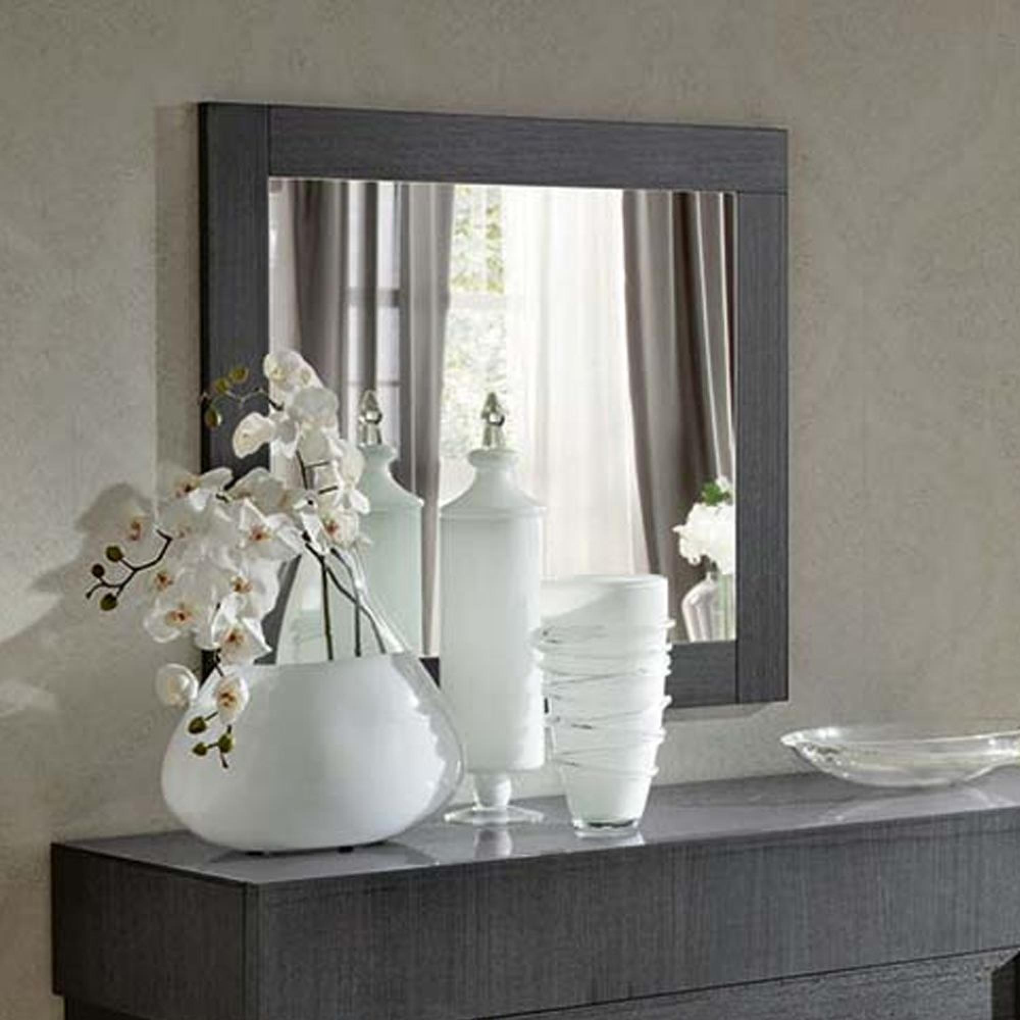 Montecarlo Wall Mirror - Grey Koto High Gloss