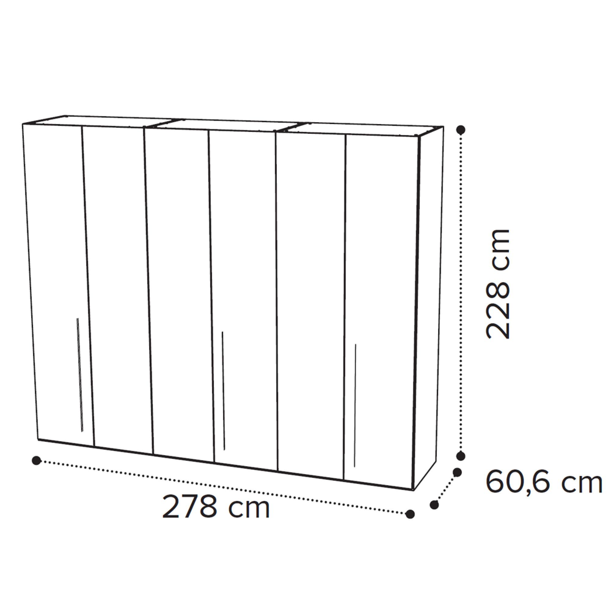 6 Door Wardrobe