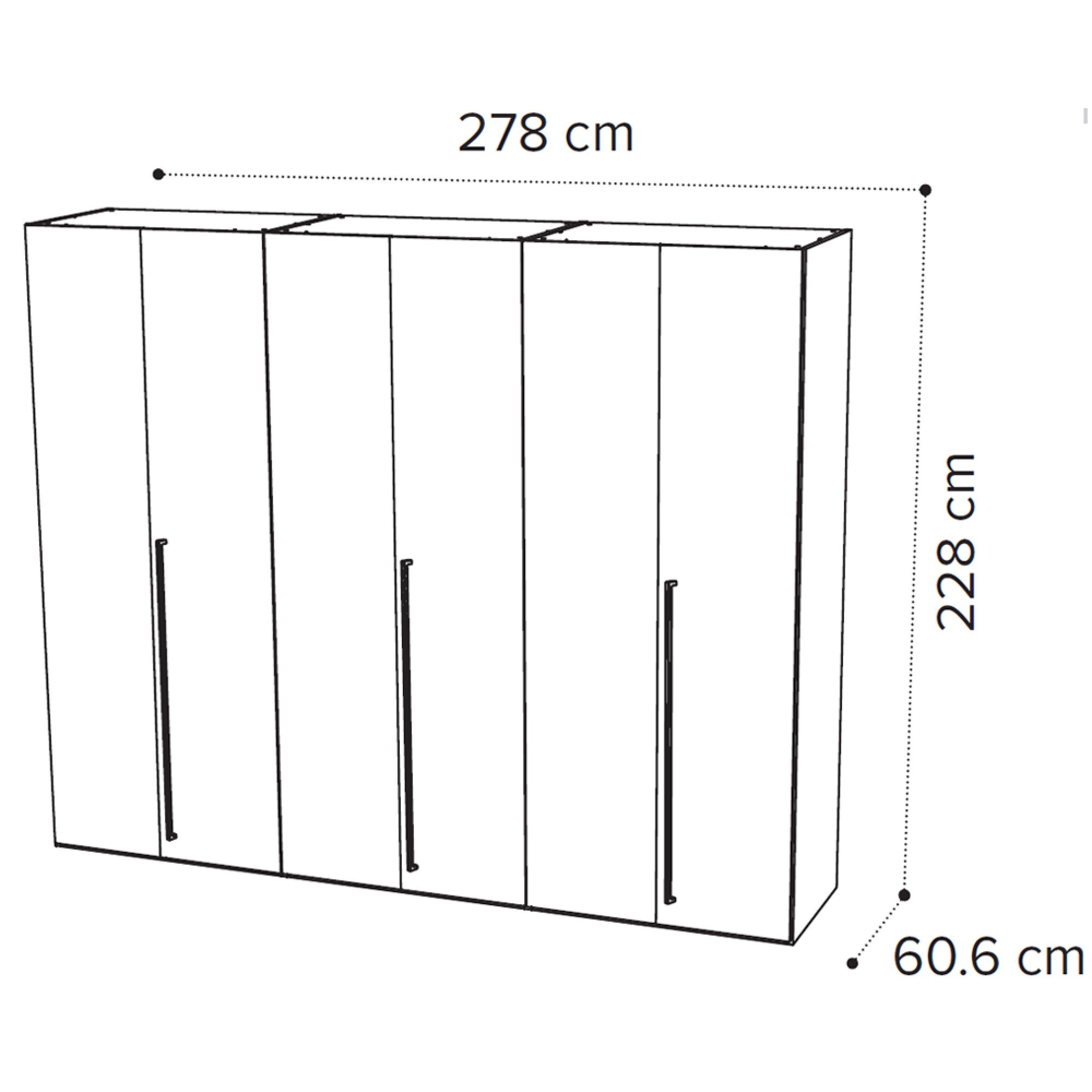 6 Door Wardrobe