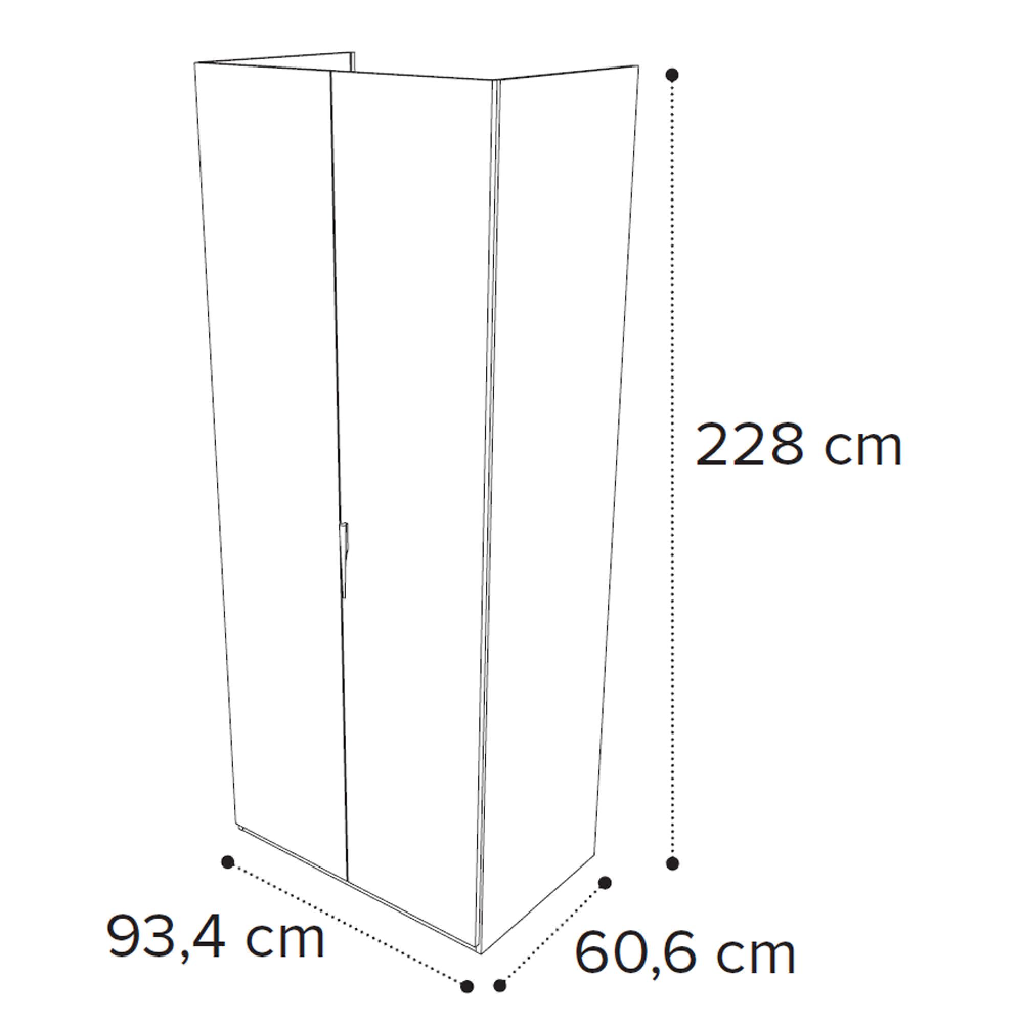 2 Door Wardrobe