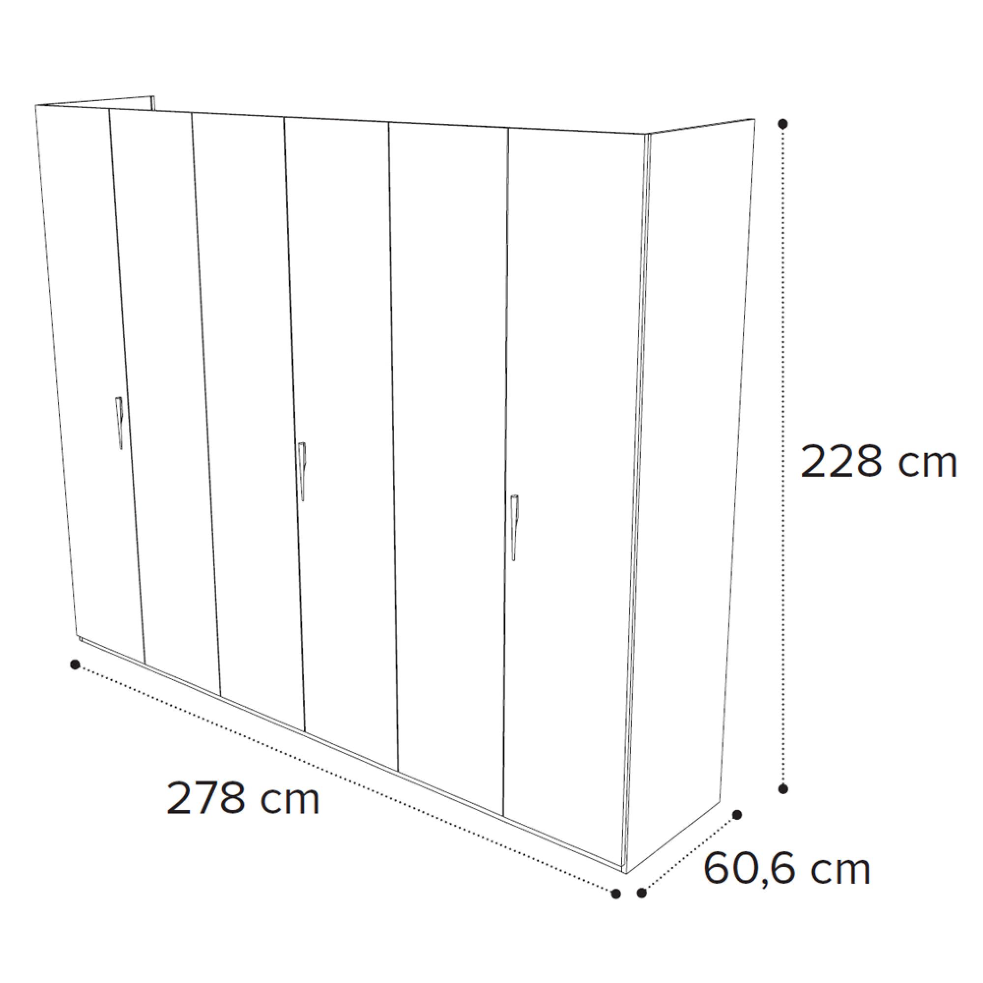 6 Door Wardrobe