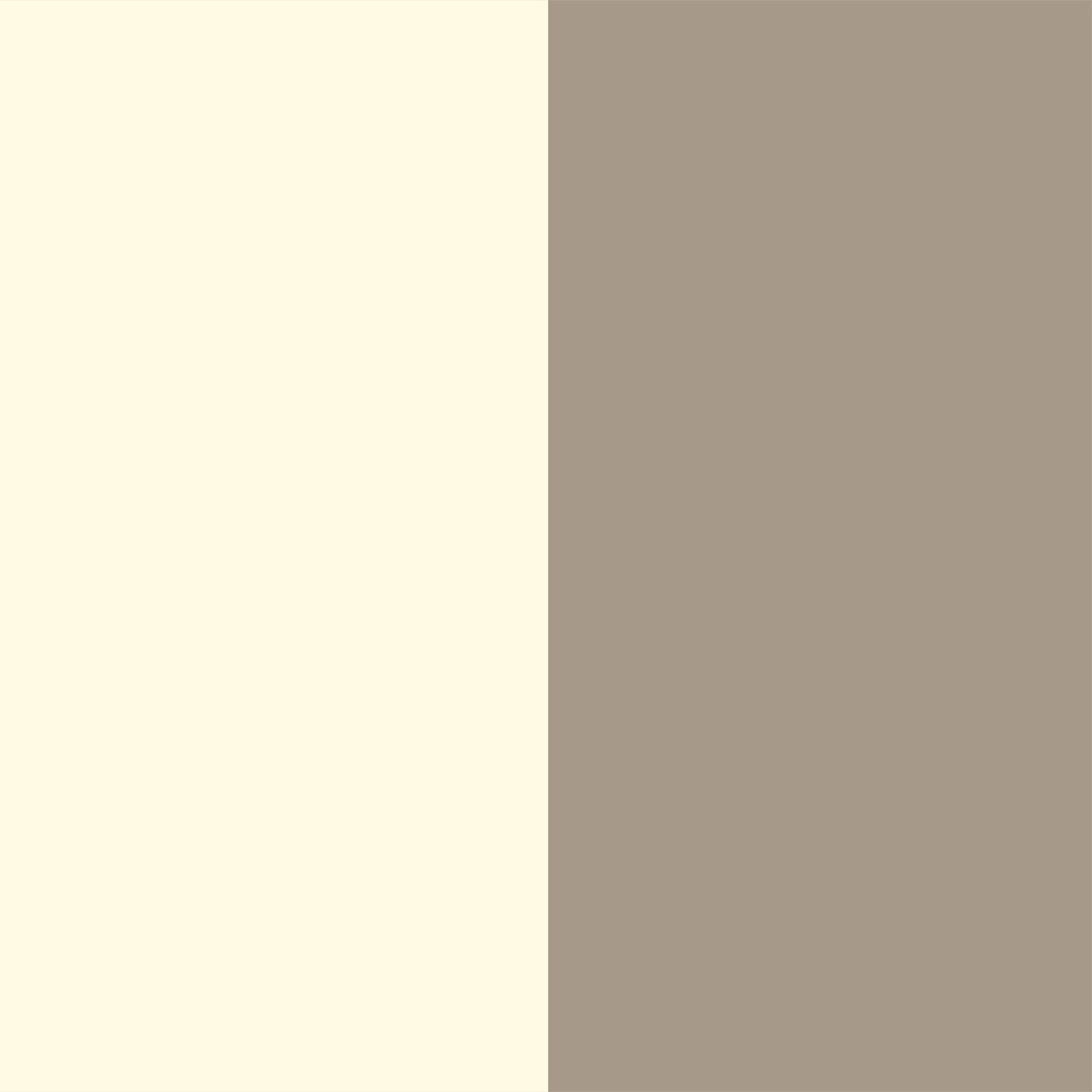 Cream Gloss Front and Mushroom Base