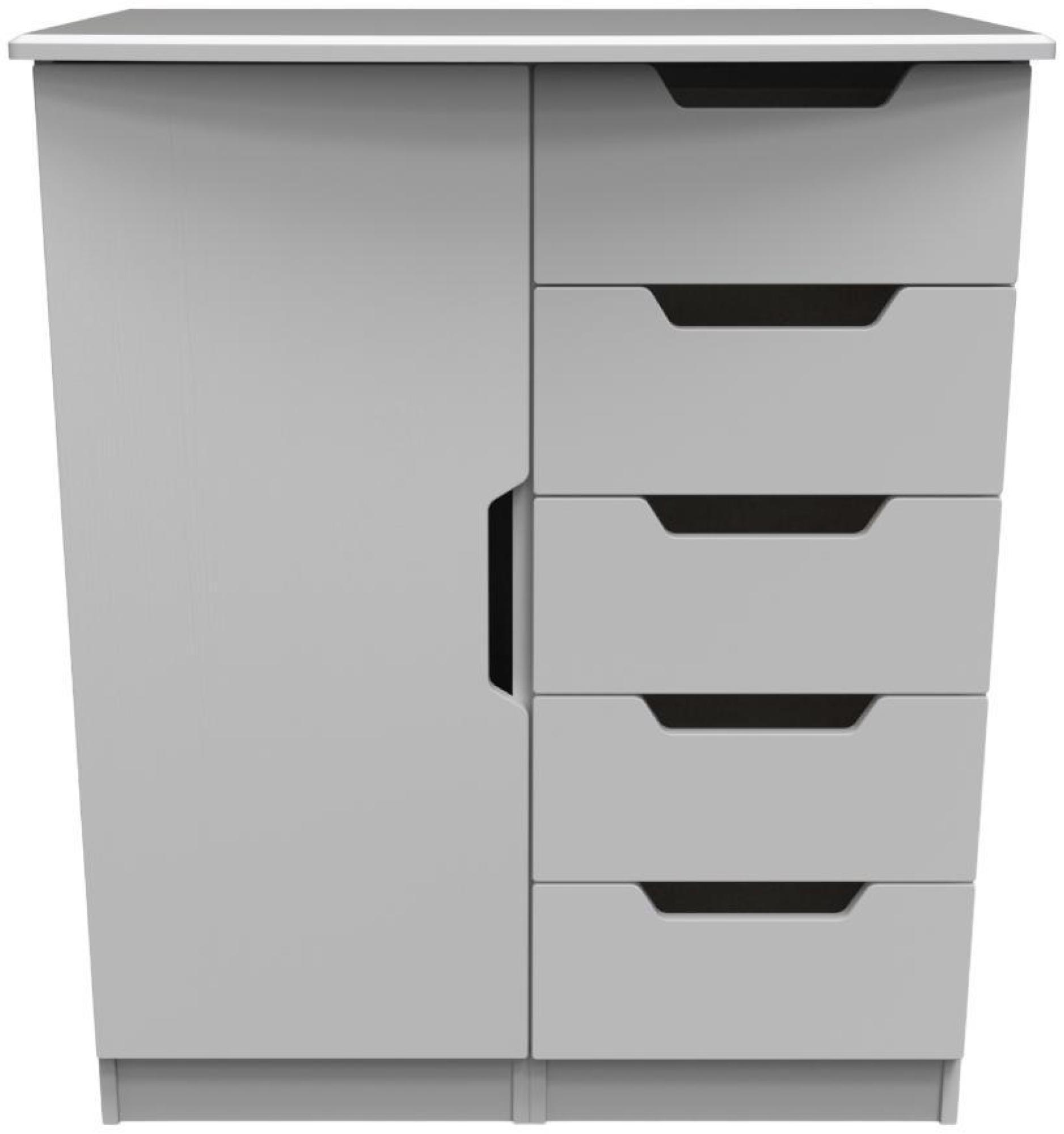 Bella Wardrobe - 1 Door - Midi - Grey
