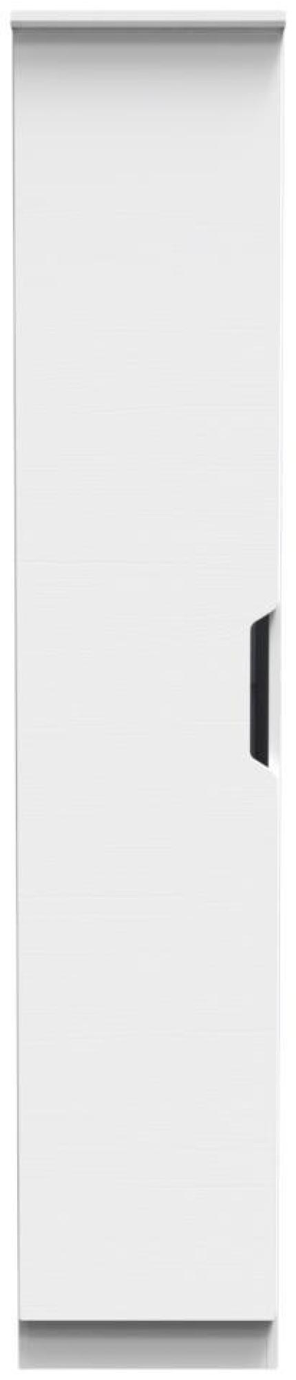 Bella Wardrobe - 1 Door - Single - White
