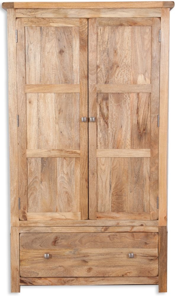 Bombay Wardrobe - 2 Door - Solid Mango Wood
