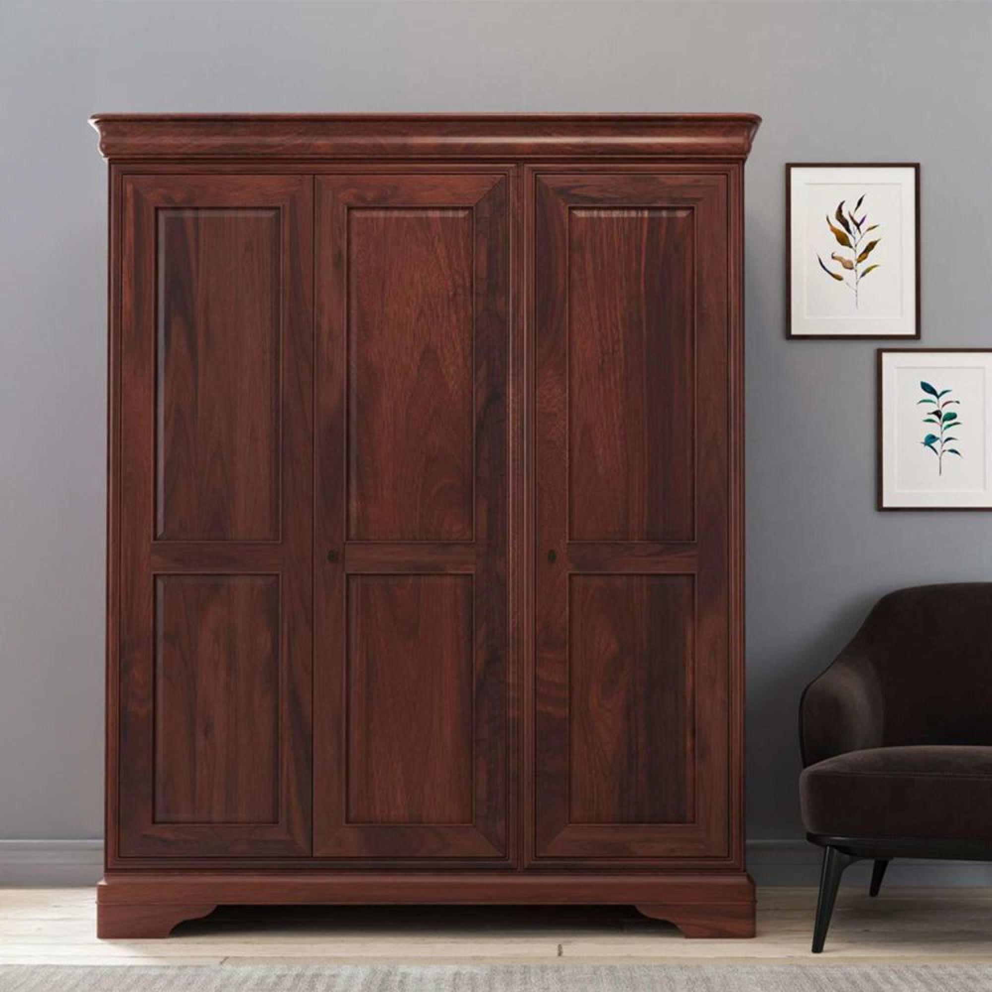 Clearance - Antoinette Triple Wardrobe - 3 Door - Cherrywood - FSS16387
