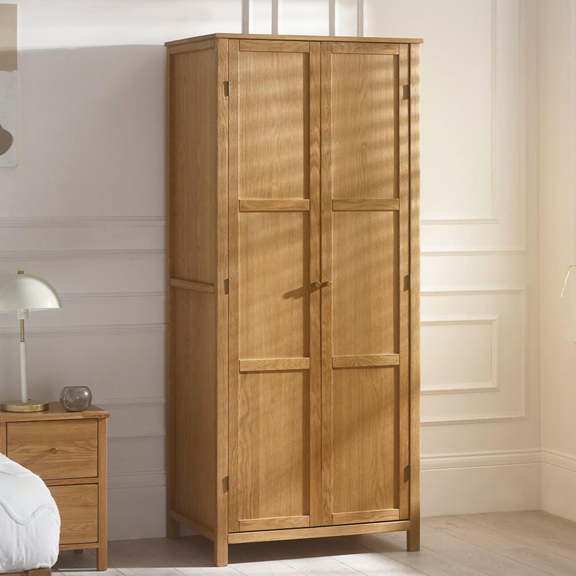 Coxmoor Wardrobe - 2 Door - Oak