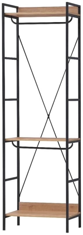 Craven Open Wardrobe - Tall - Light Oak