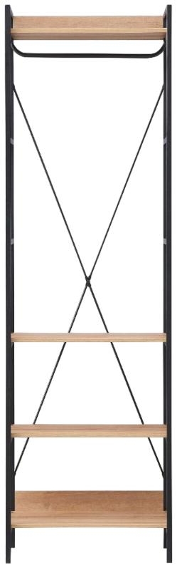 Craven Open Wardrobe - Narrow - Light Oak