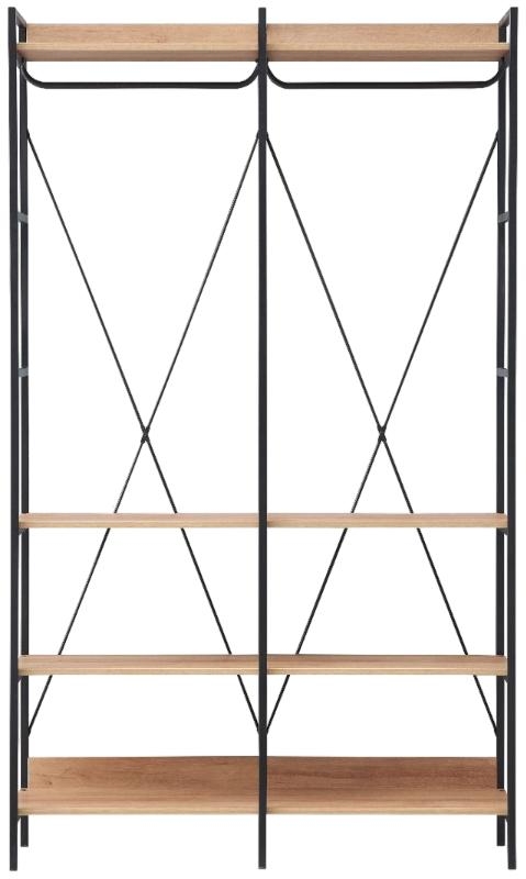 Craven Open Wardrobe - Large - Light Oak