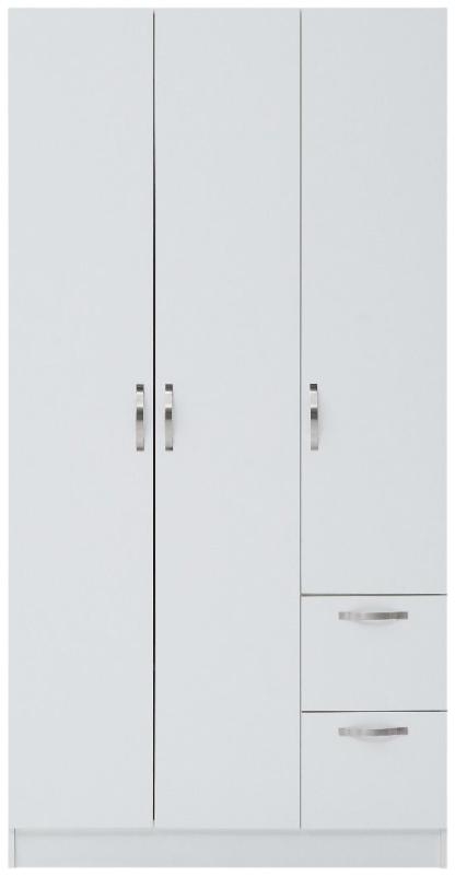 Edwards Wardrobe - 3 Door - 2 Drawer - Variant Available