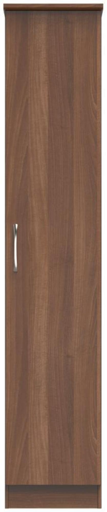 Eve Wardrobe - 1 Door - Single - Walnut
