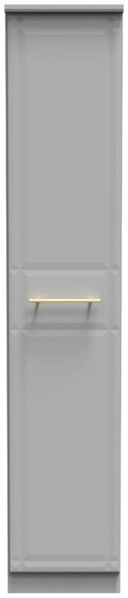 Faye Wardrobe - 1 Door - Single - Grey