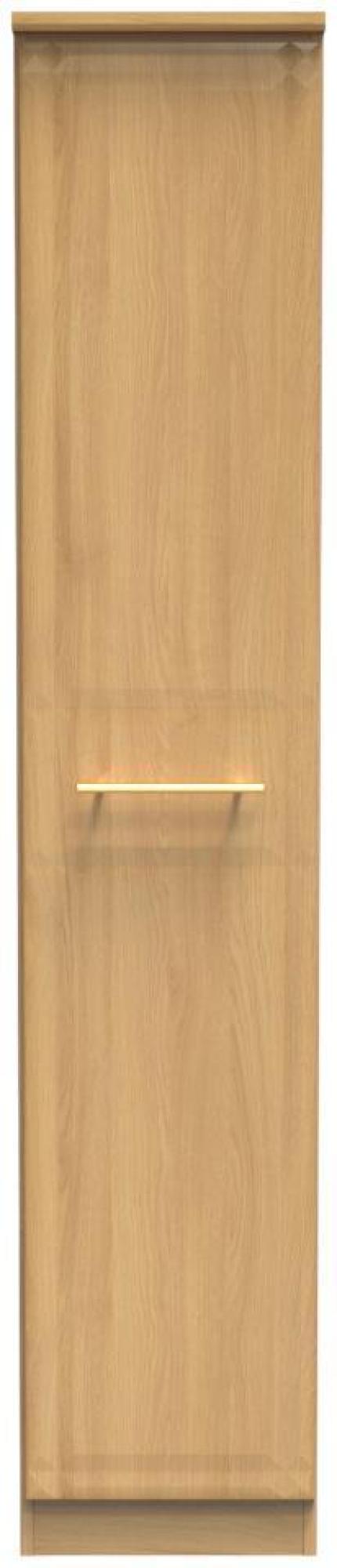 Faye Wardrobe - 1 Door - Single - Oak