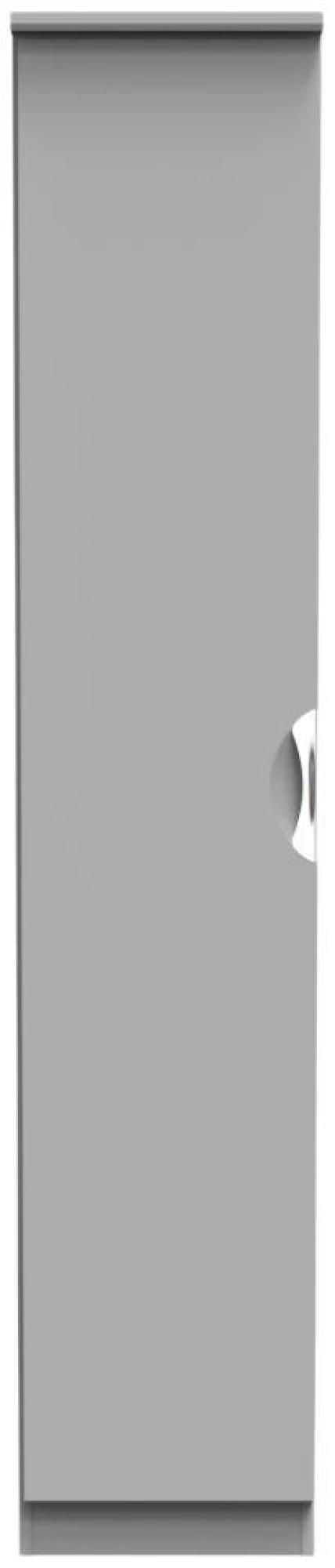 Flora Wardrobe - 1 Door - Single - Grey