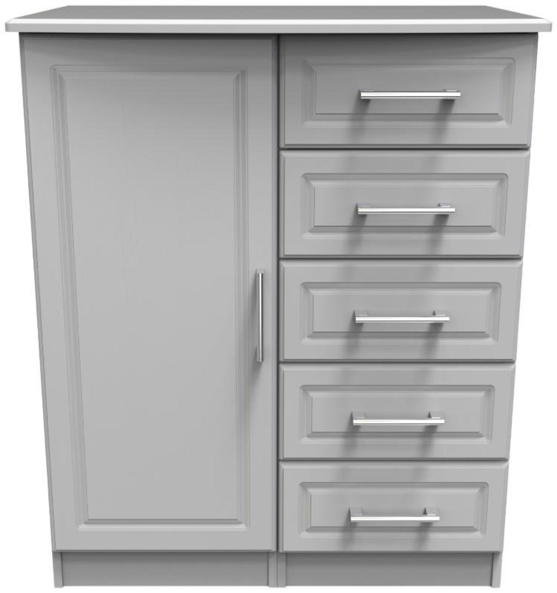 Gina Wardrobe - 1 Door - Midi - Grey